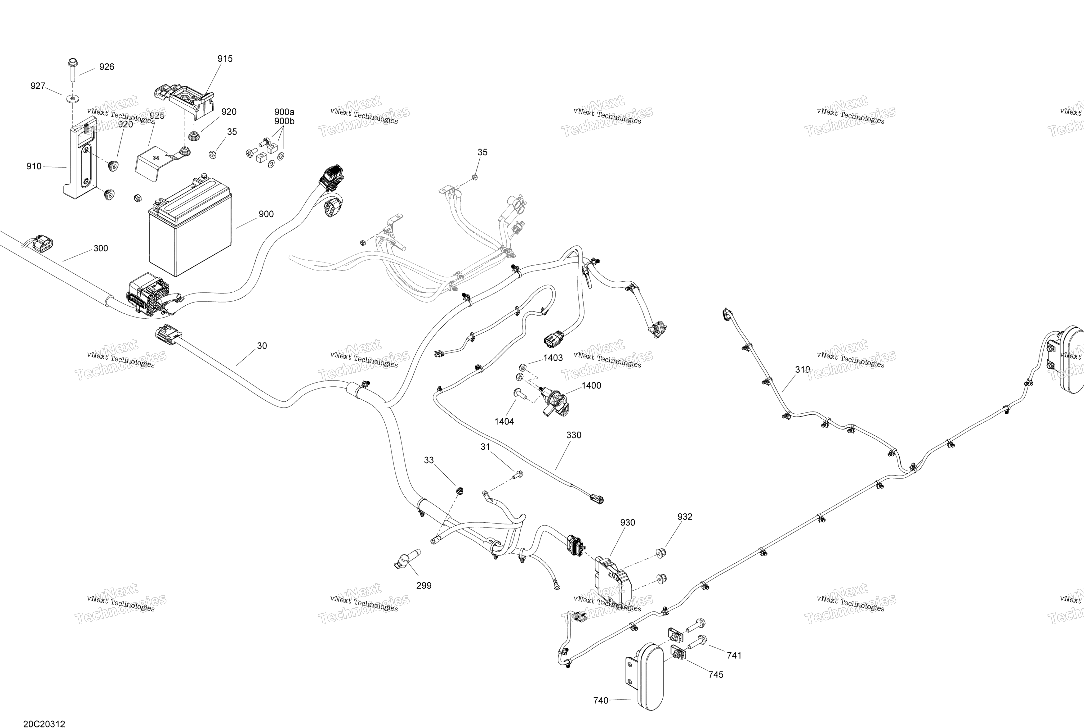 Электрооборудование - System - Rear Section