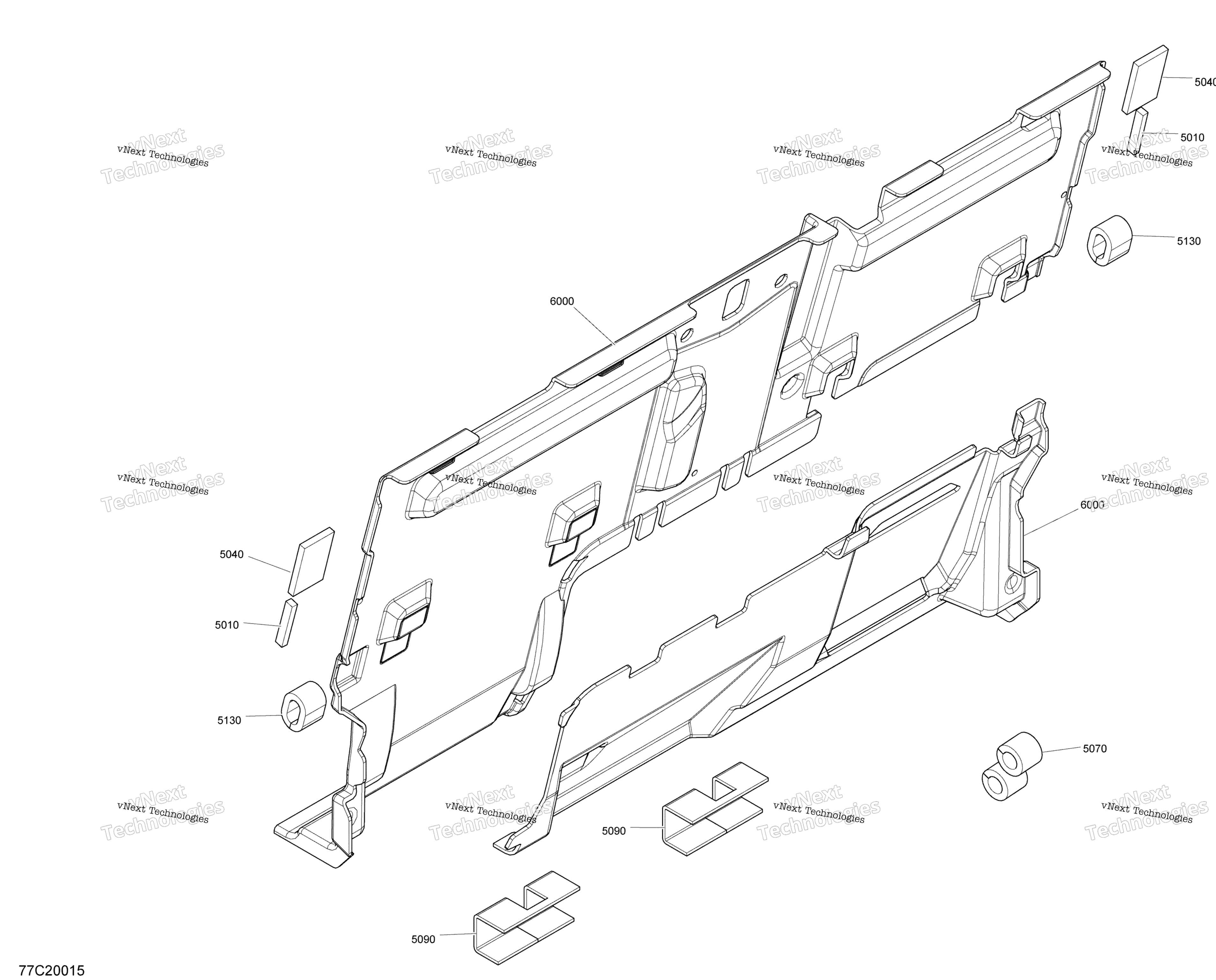 Cab Back Wall Section