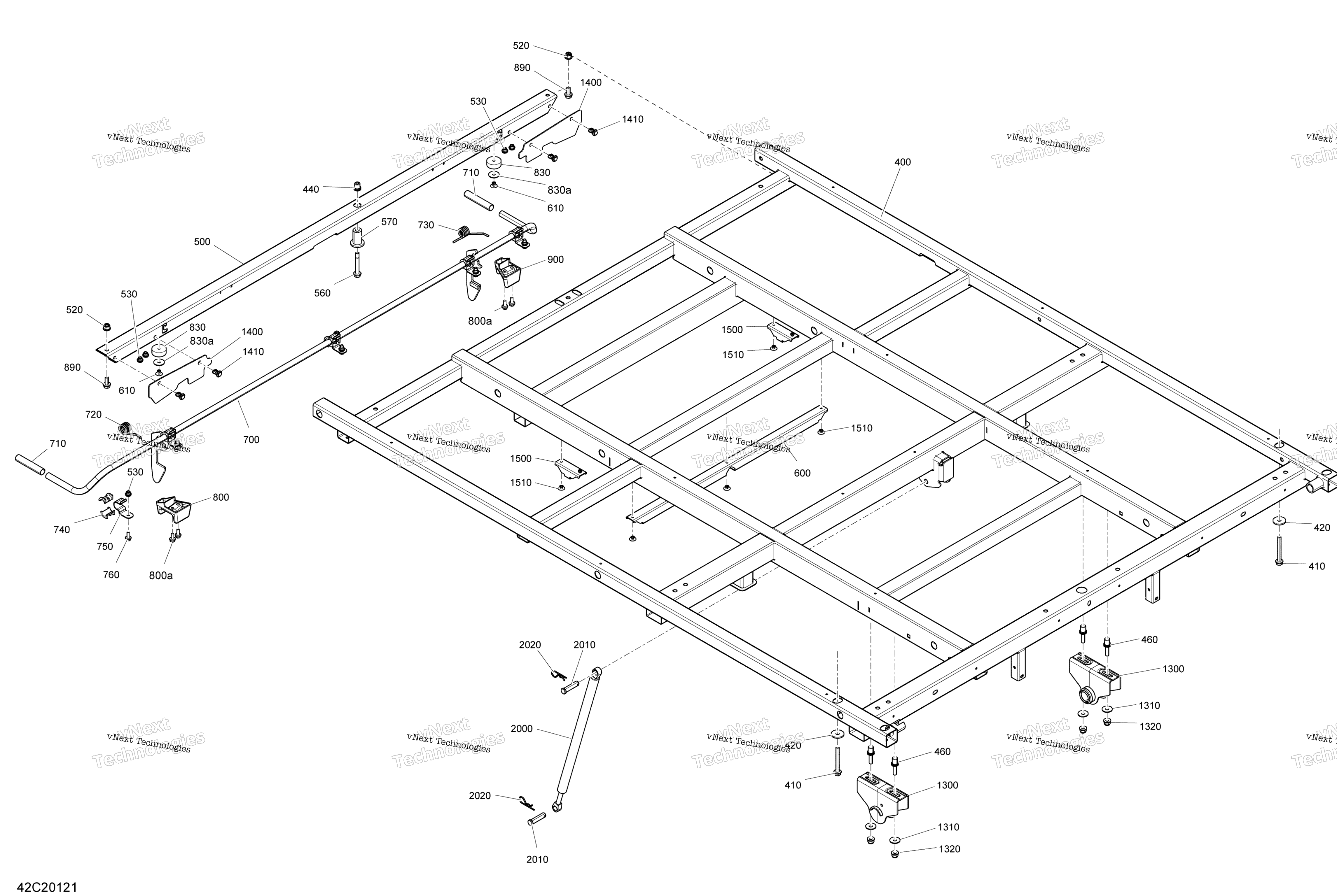 Задняя часть Cargo Box - Frame