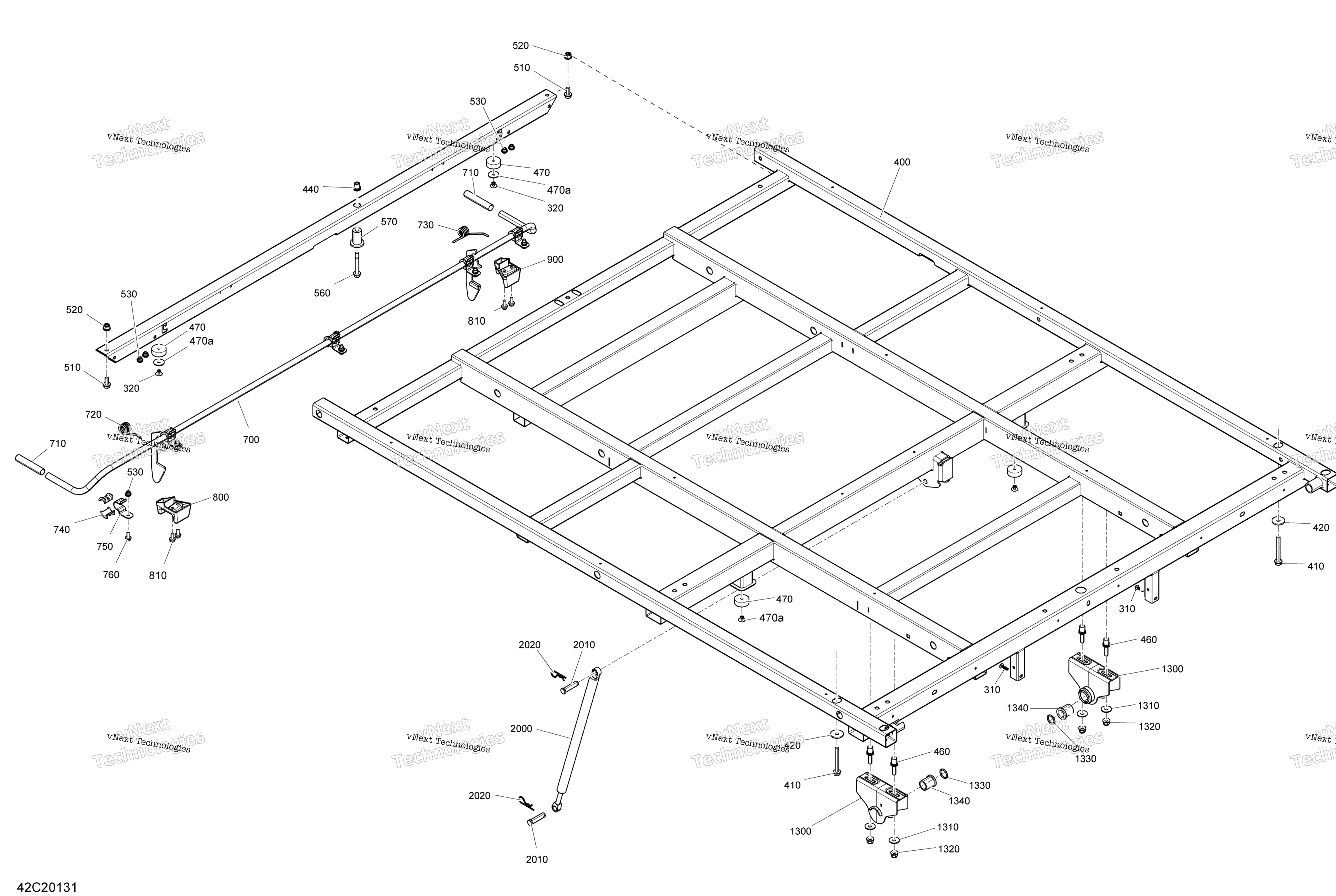 Задняя часть Cargo Box - Frame