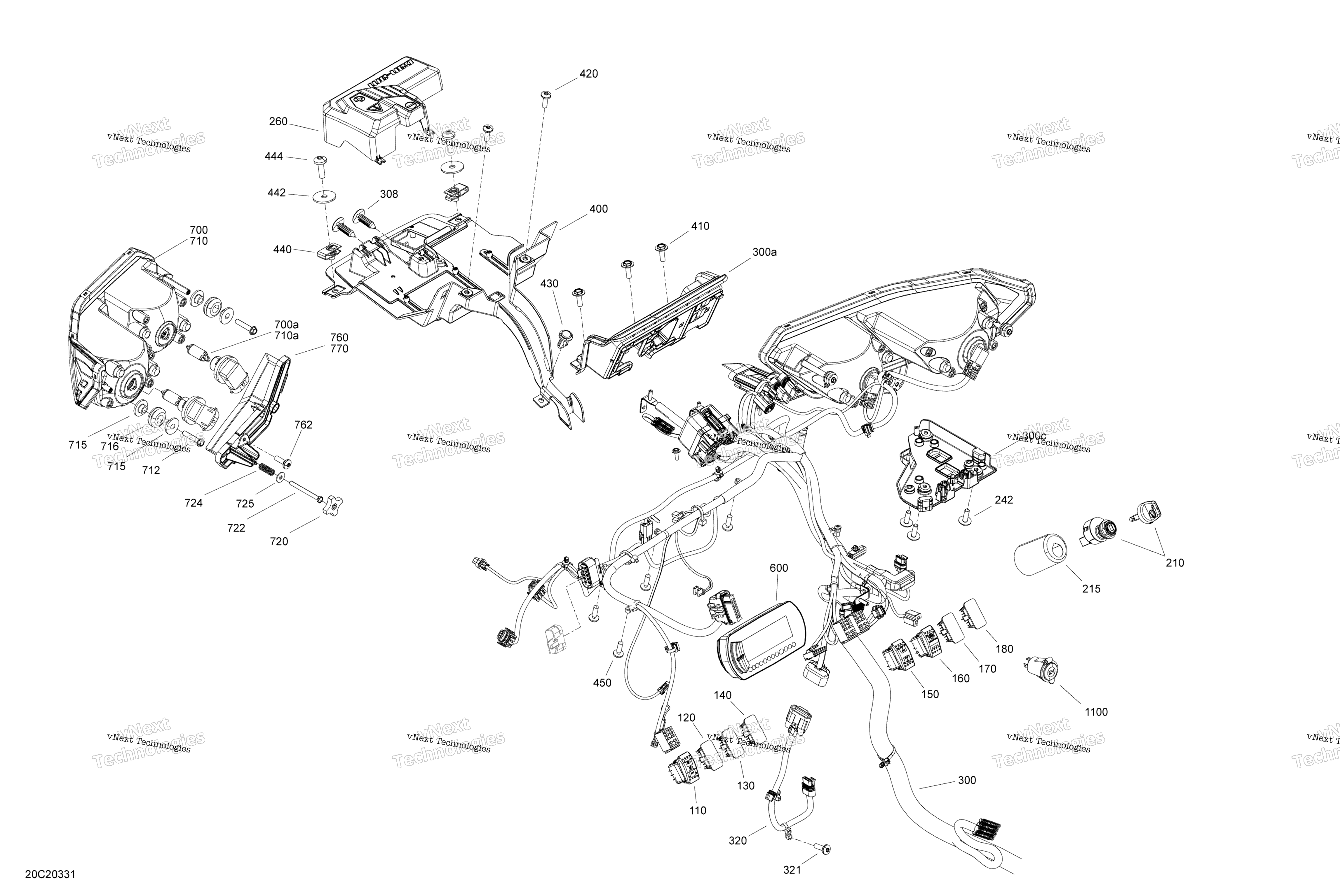 Электрооборудование - System - Front Section Dps