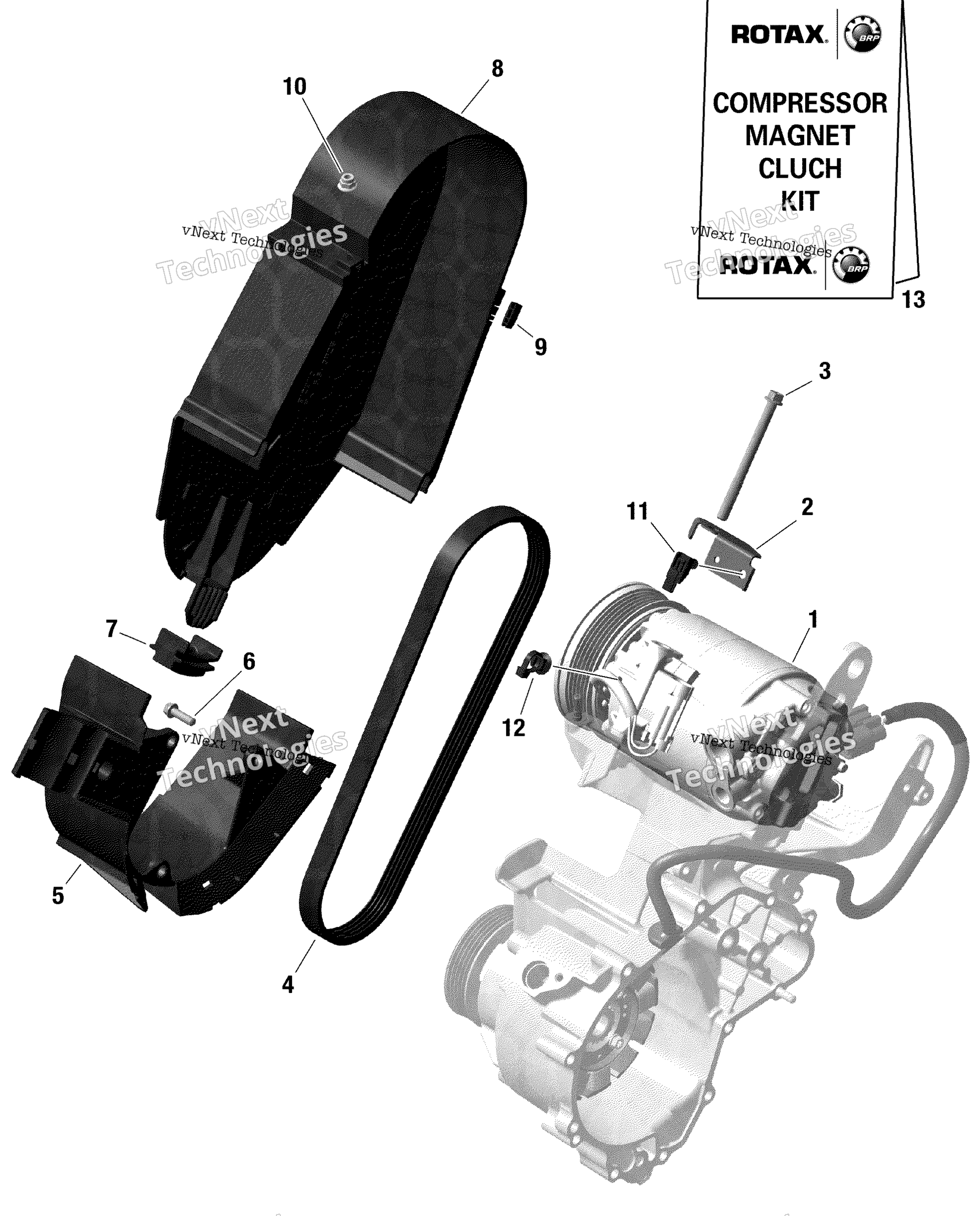 Двигатель - Air Conditionning - 1010 Tss