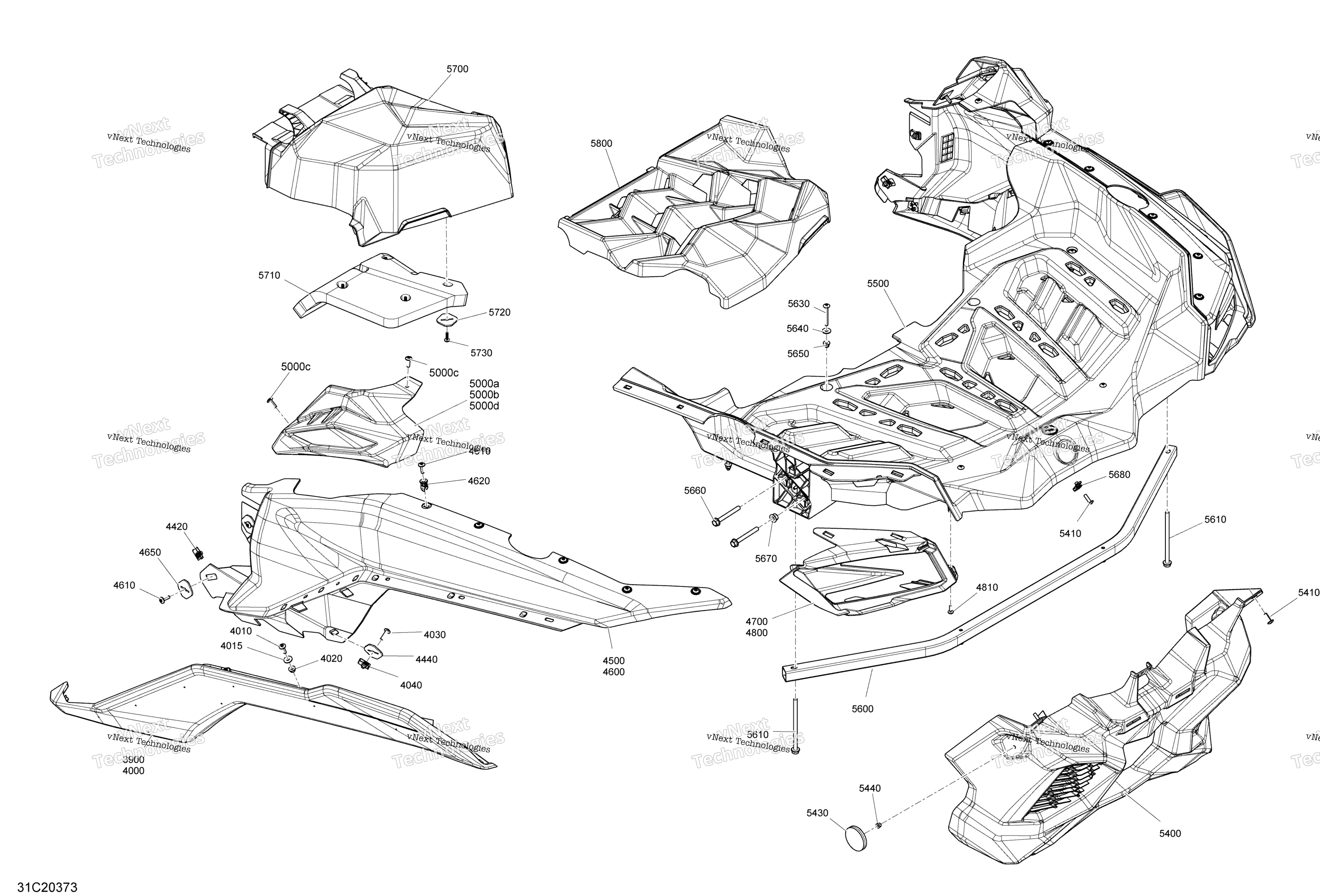 кузов задний Section Xrs Silver