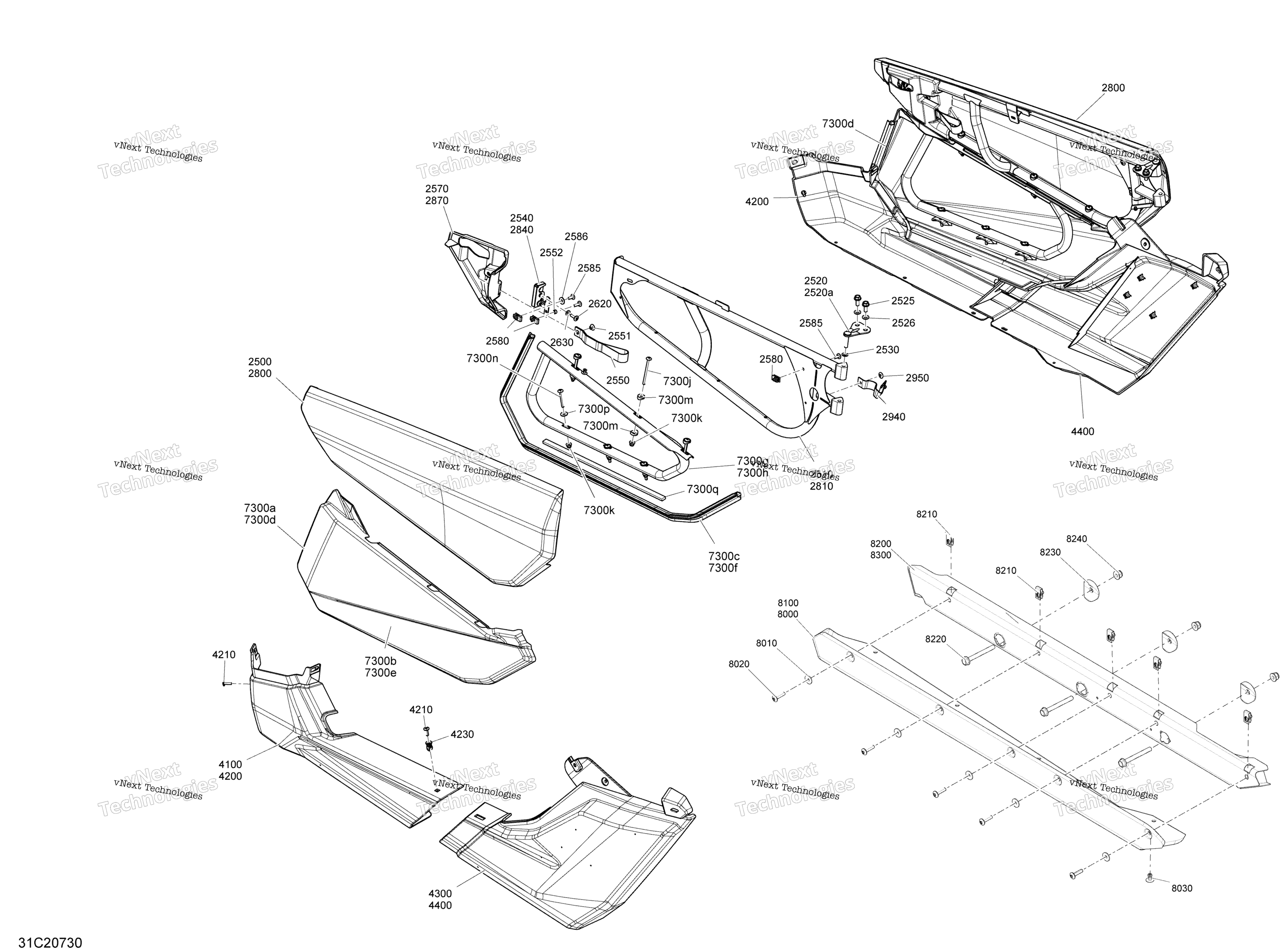 кузов Door Section Xrc