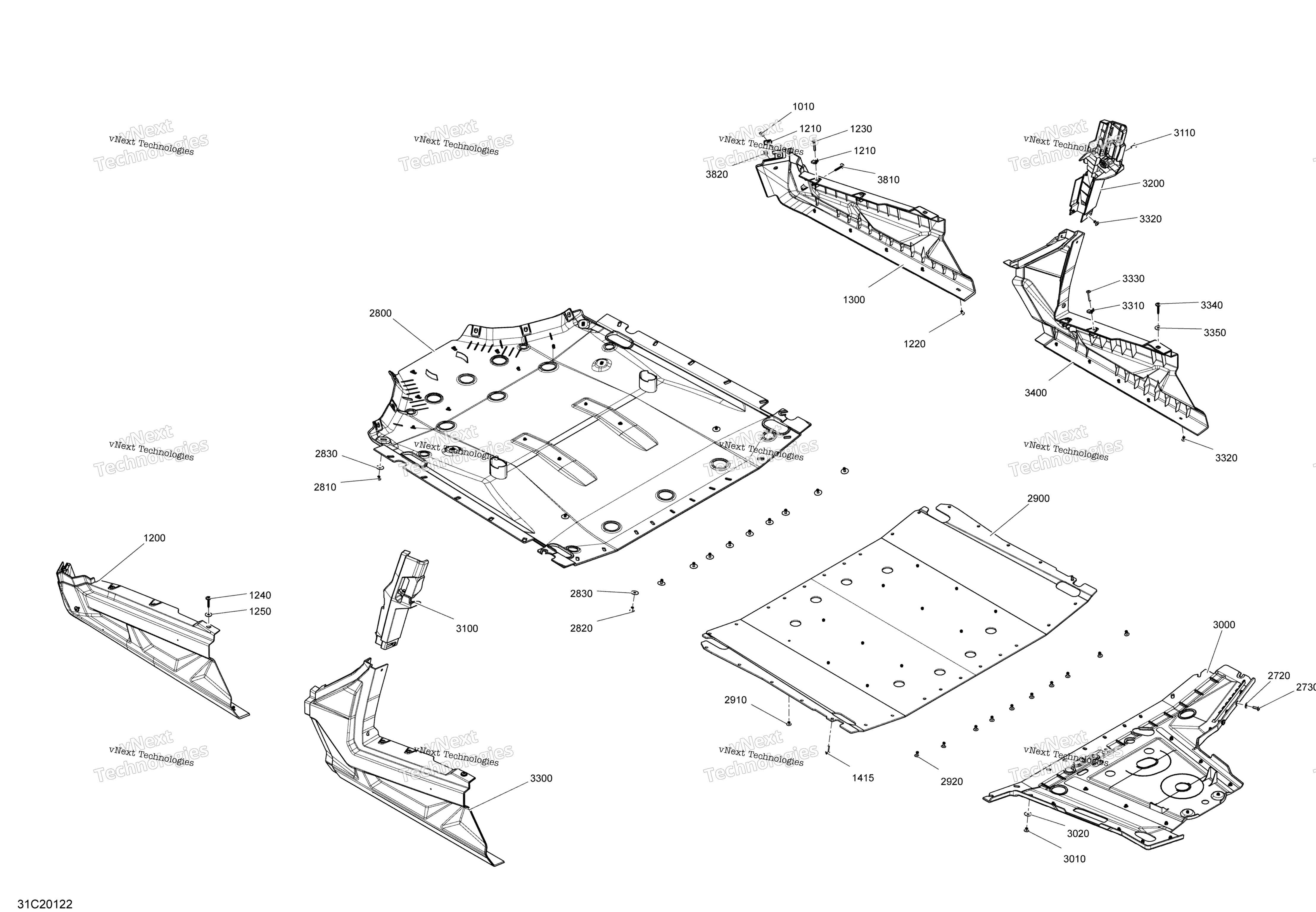 кузов Middle Section Red