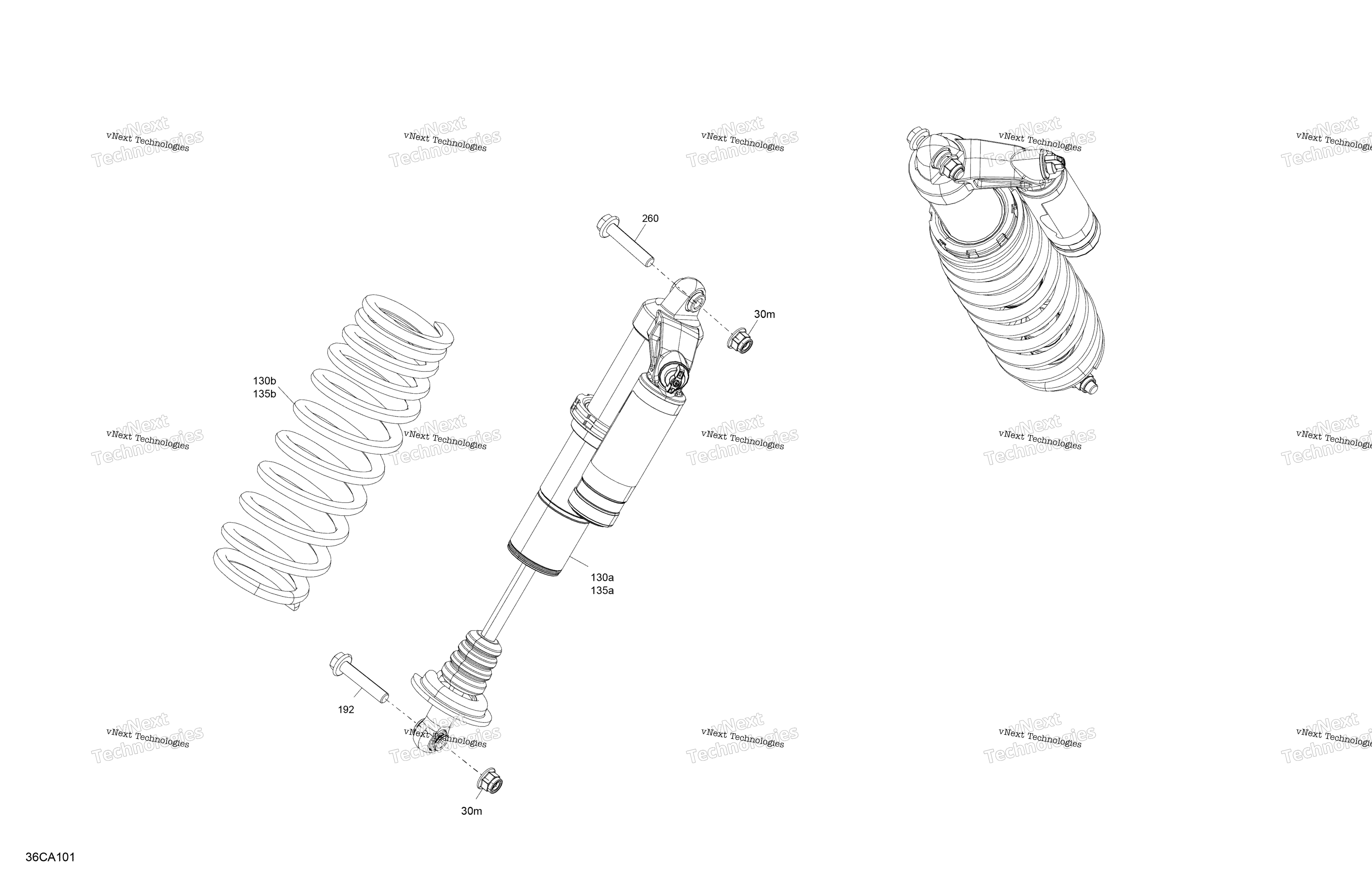 Подвеска - Front Shocks - Xtp