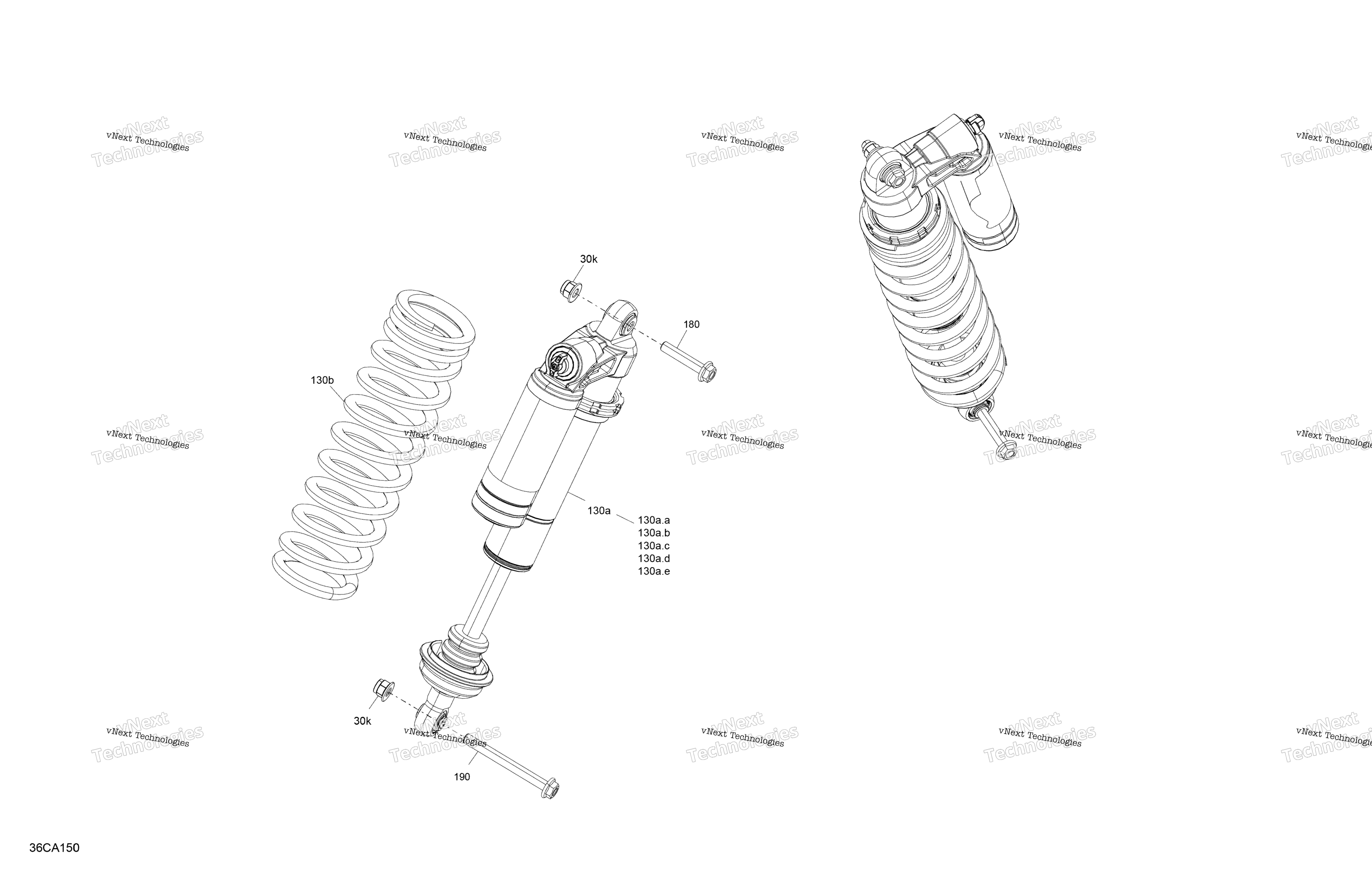 Подвеска - Rear Shocks - Xtp