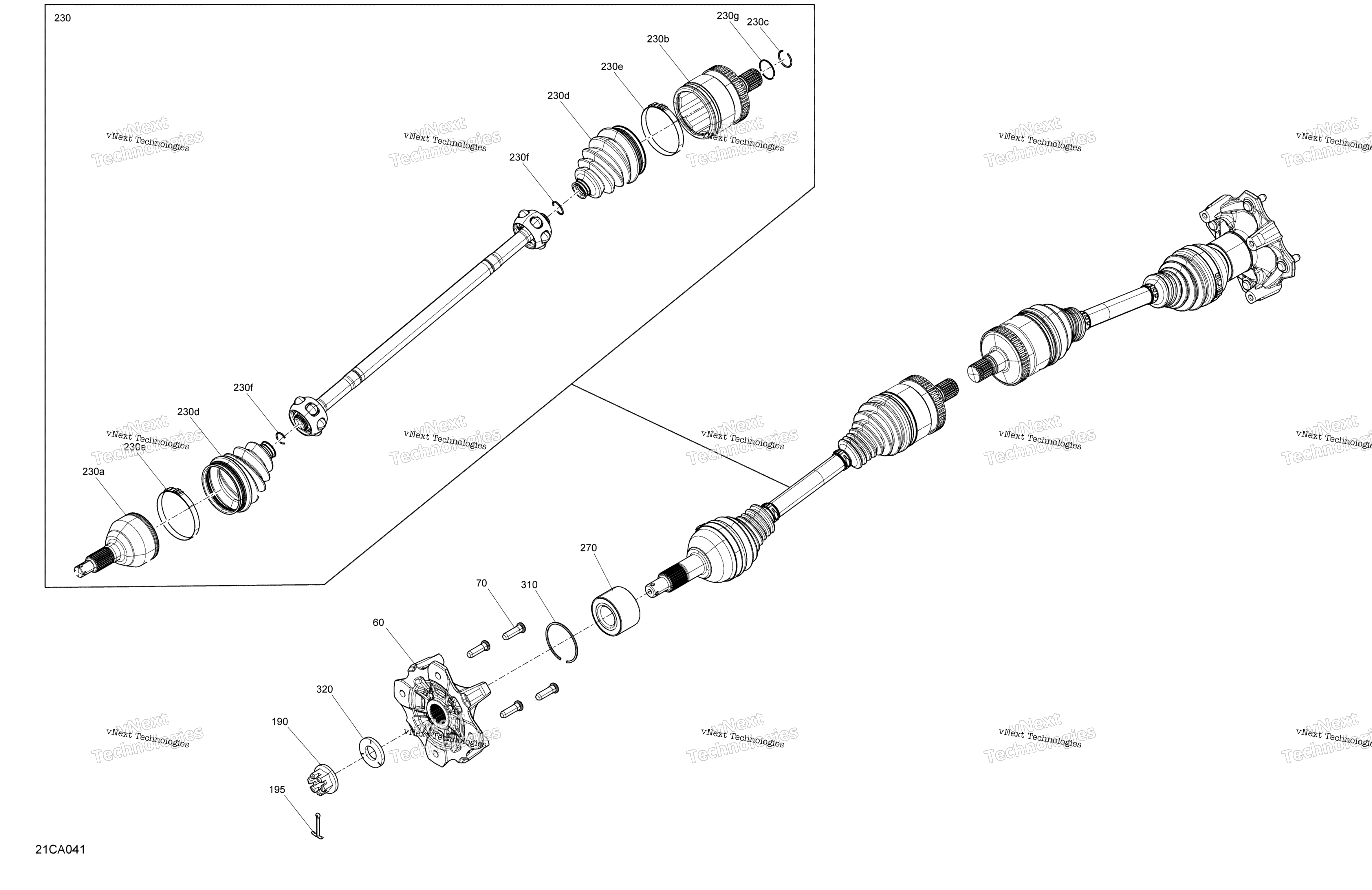 Привод - Rear Section - Common Parts