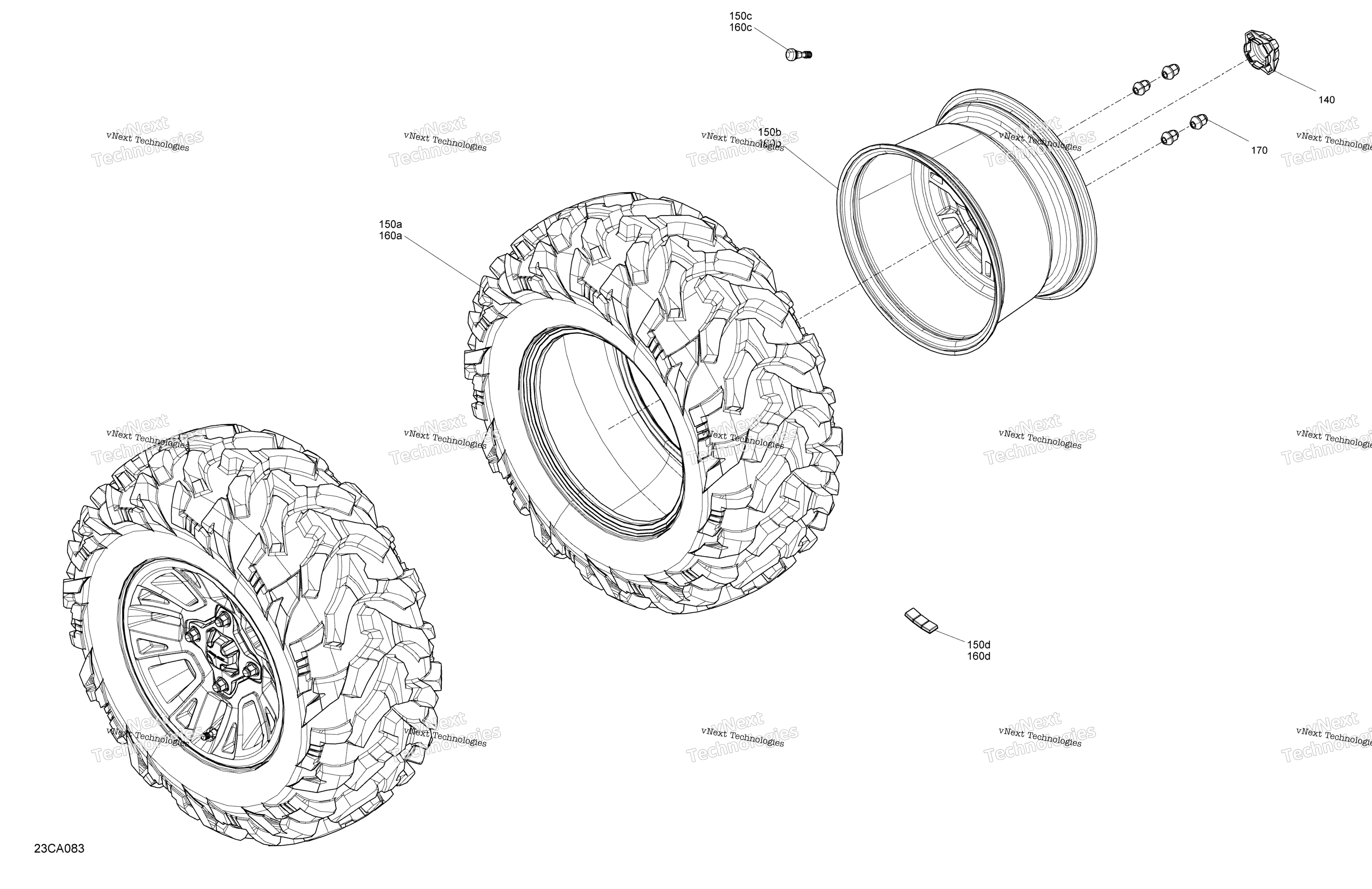 Привод - Rear Wheels - Xt