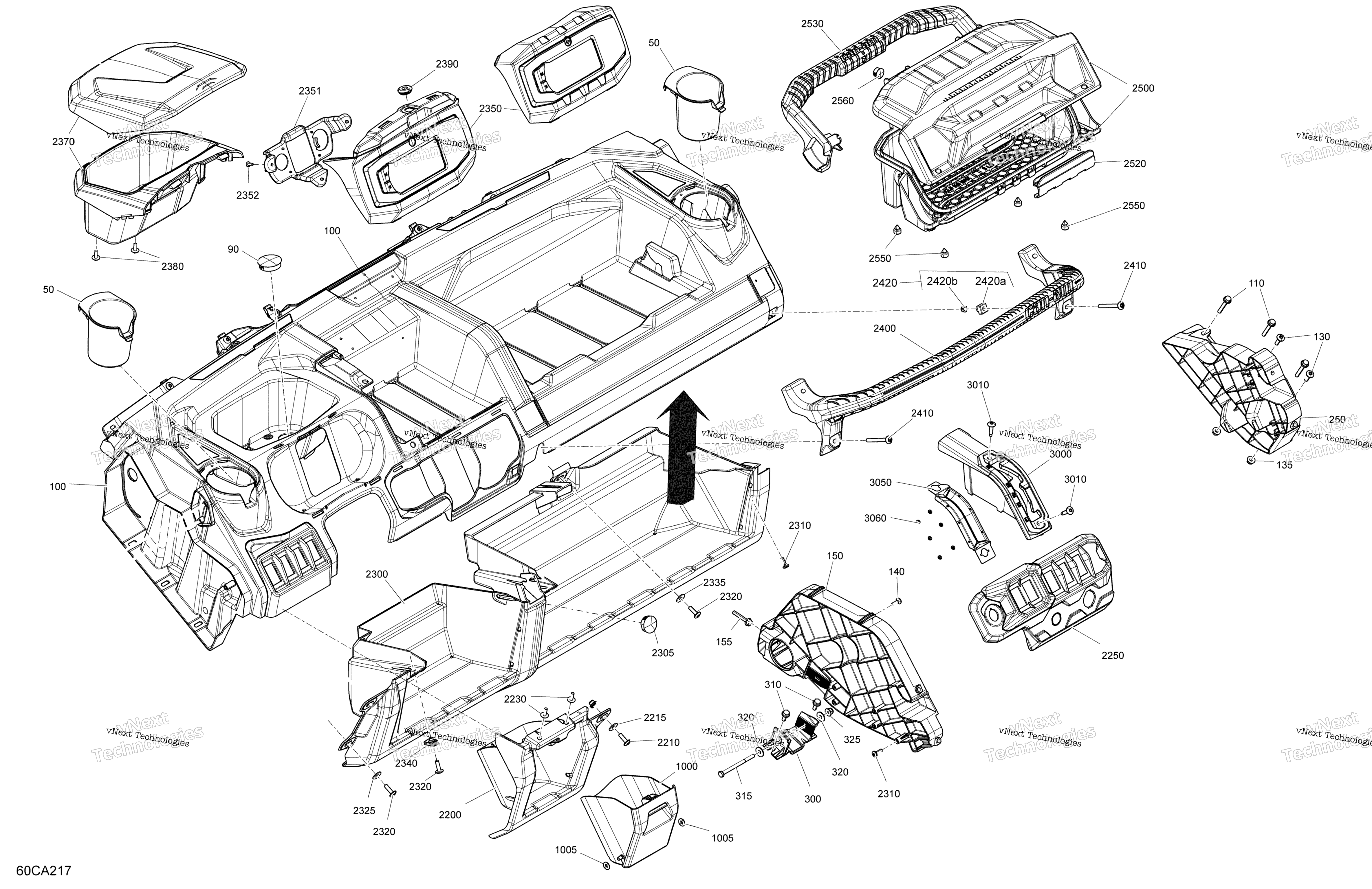 Cab Interior Dashboard