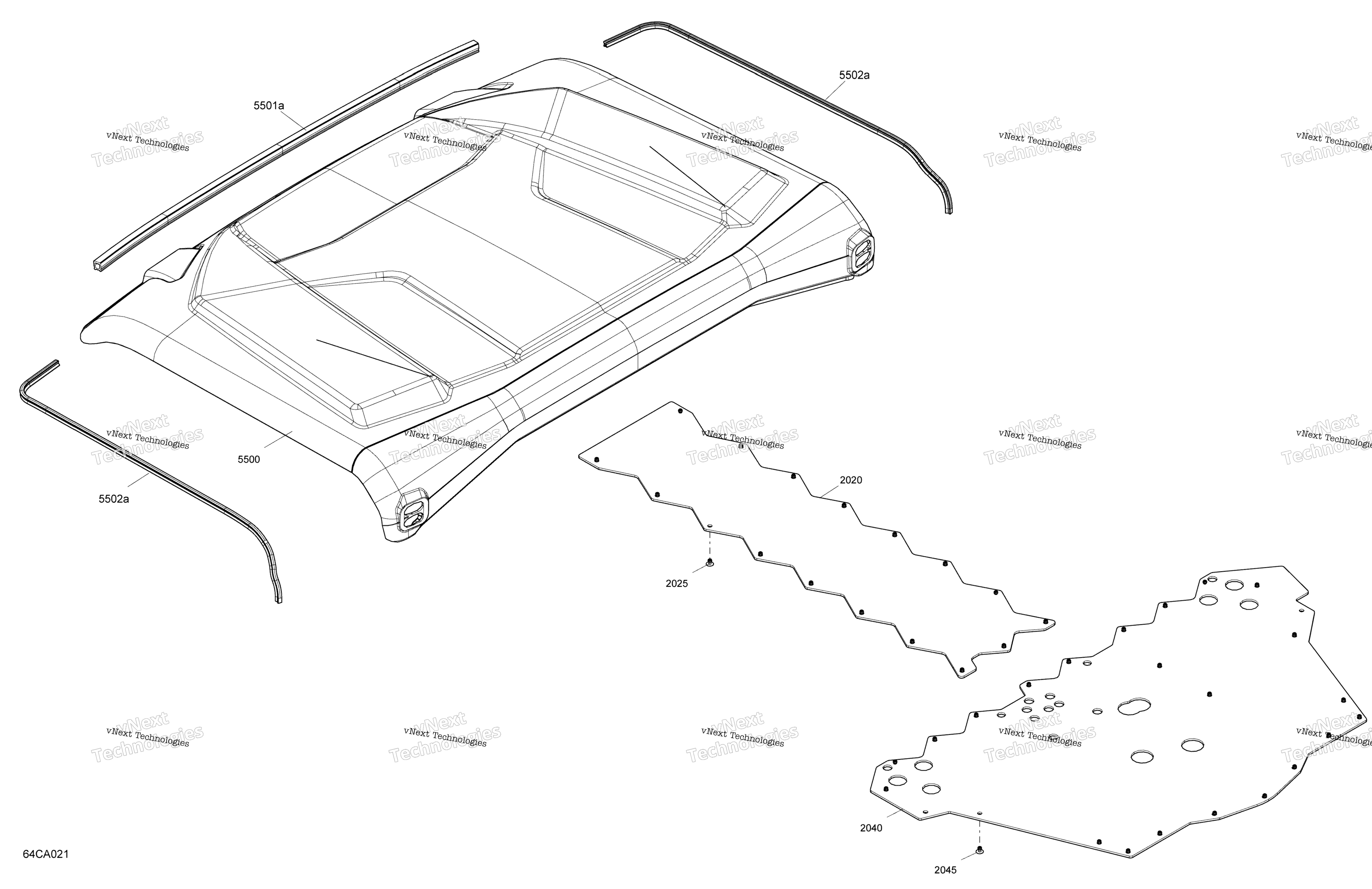 кузов Skid Plate
