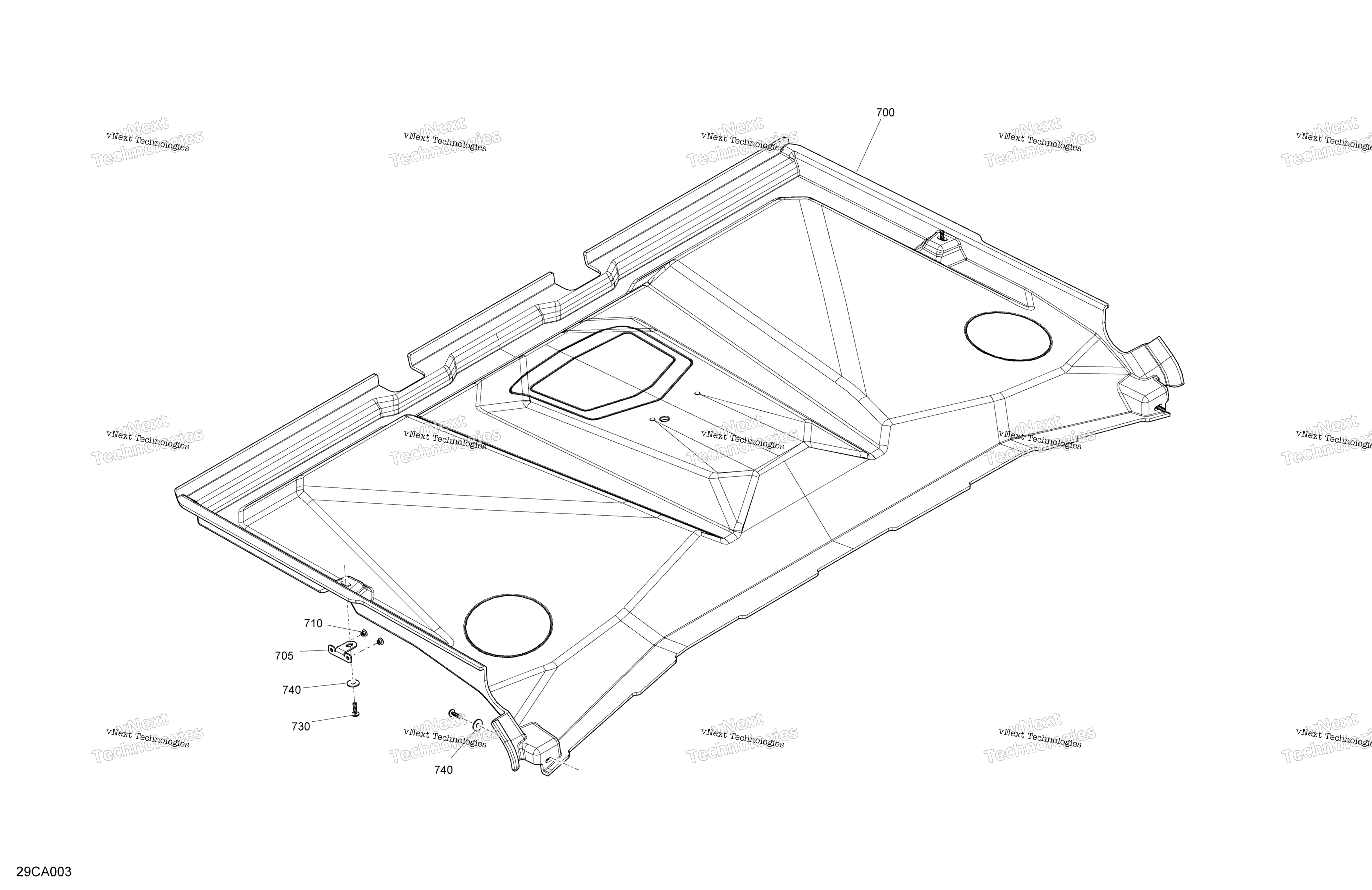 кузов Enclosure Cab Roof