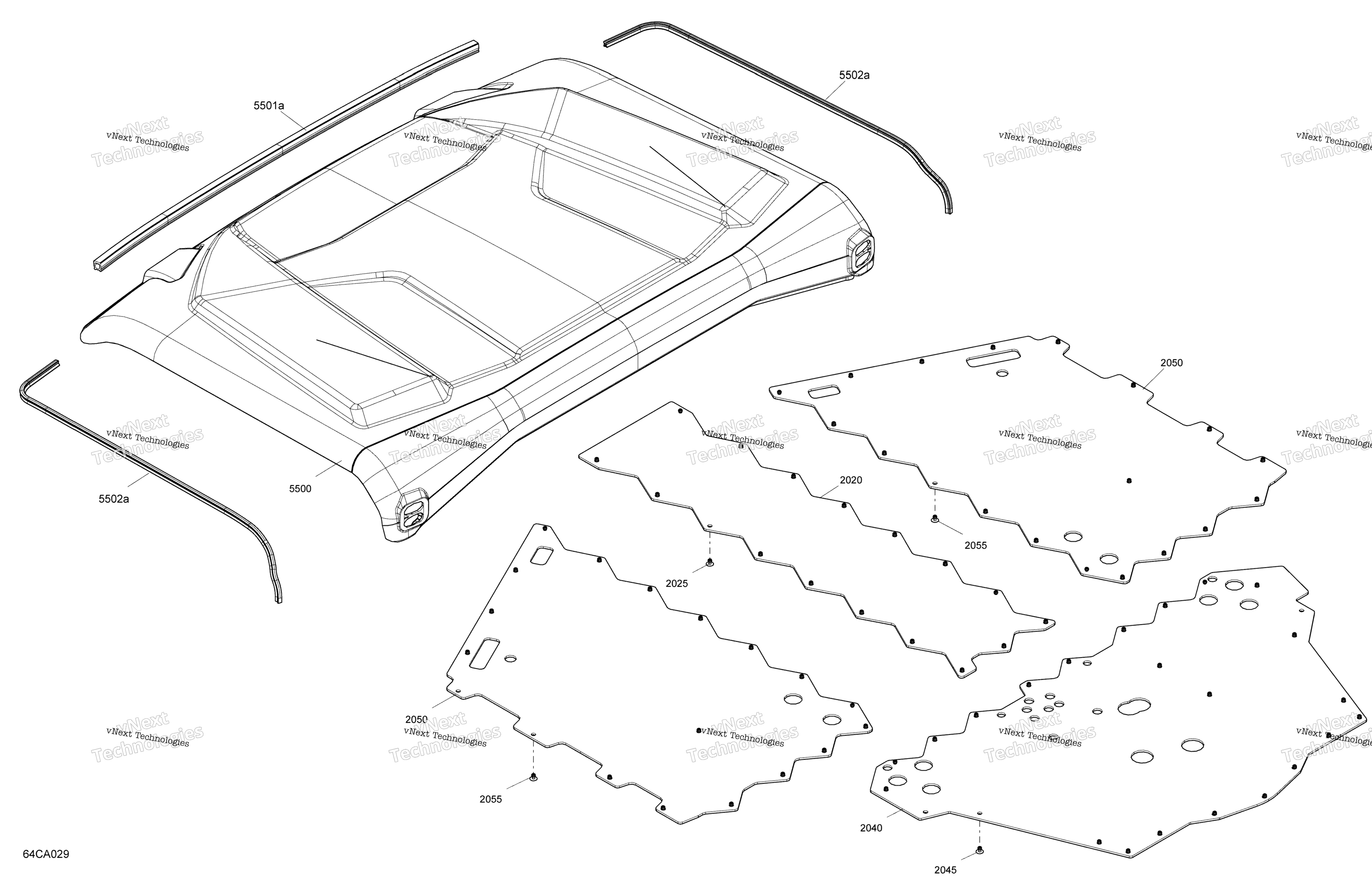 кузов Skid Plate