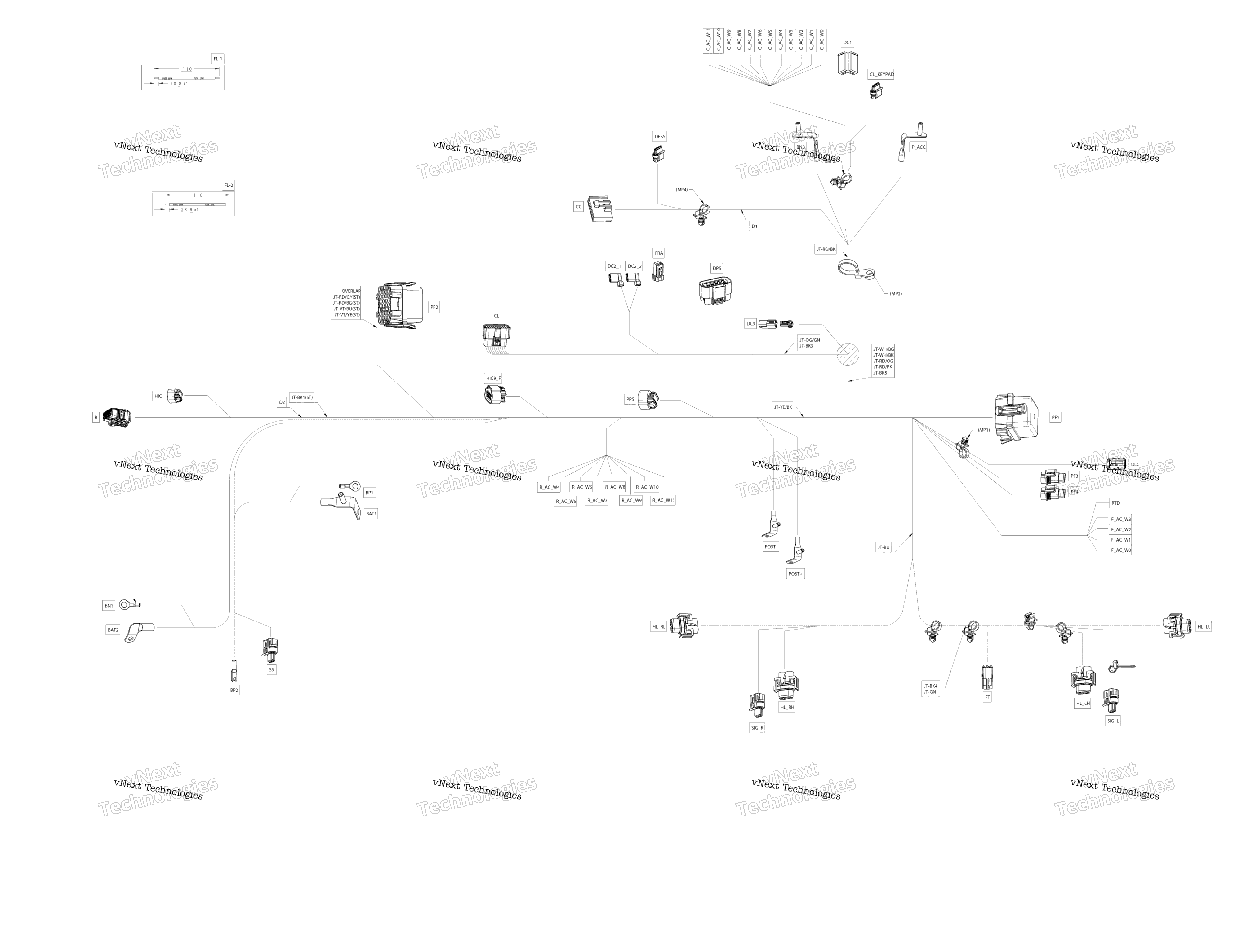 Электрооборудование - Main Harness - 710007148