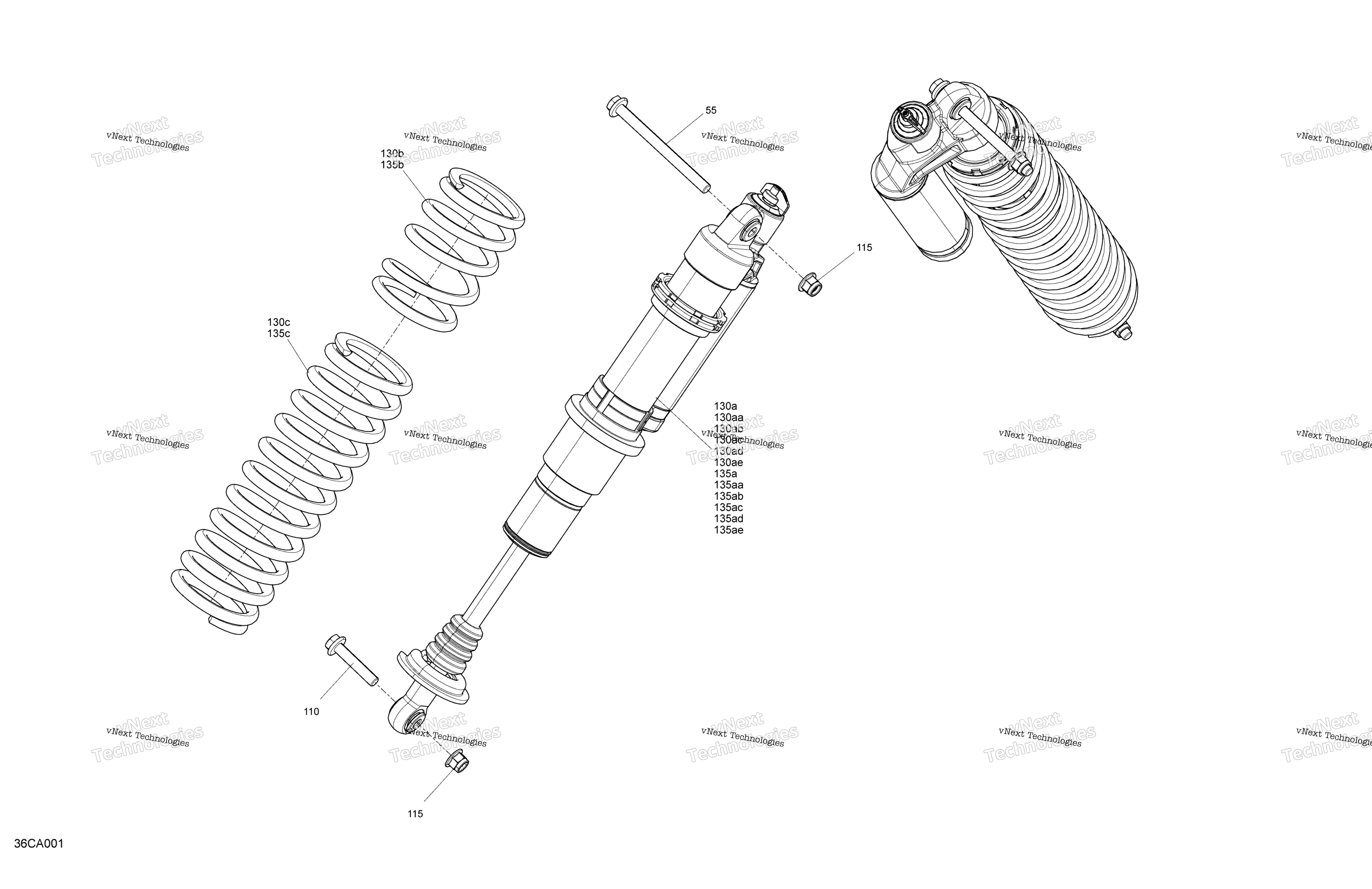 Подвеска - Front Shocks - Ds