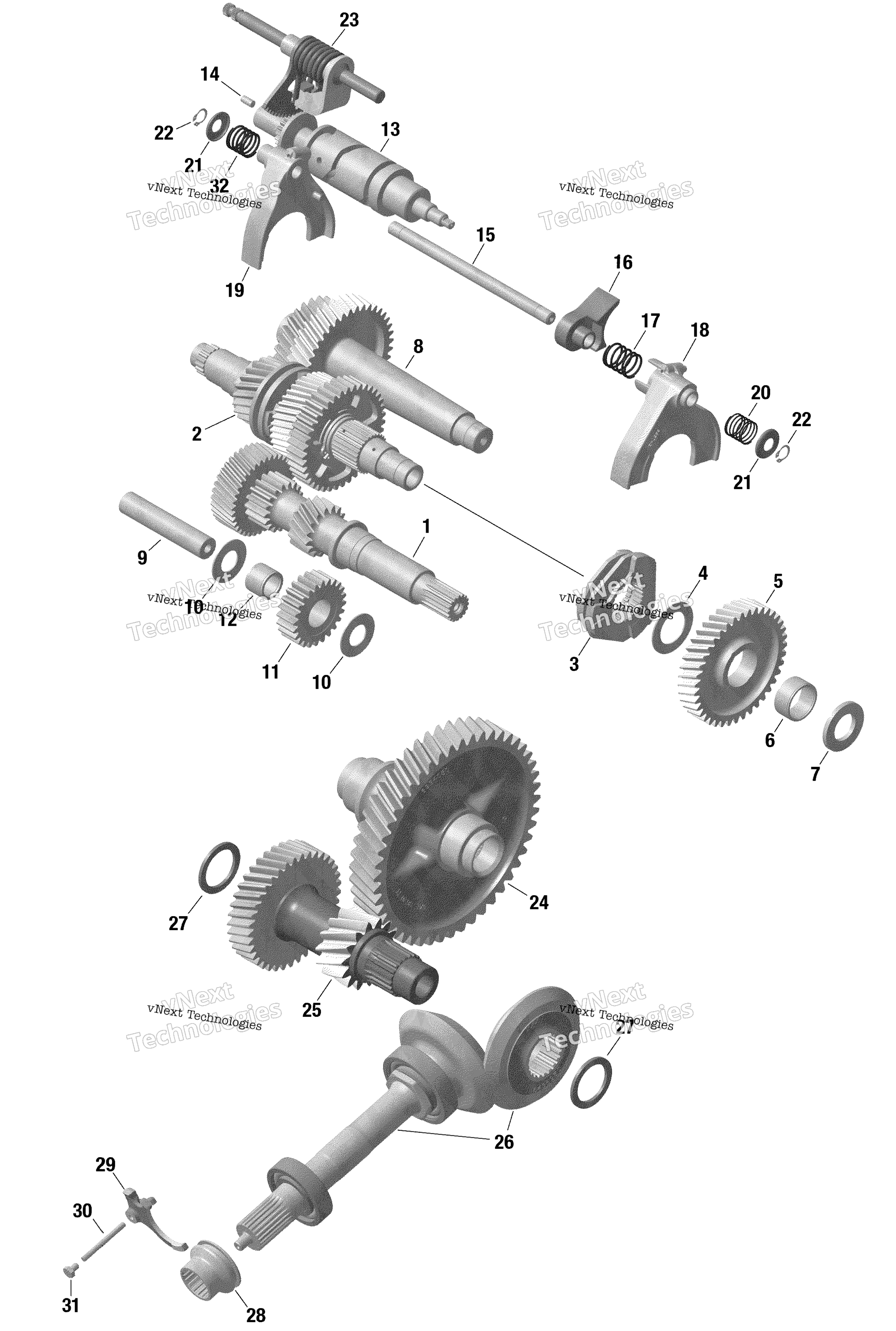 Rotax передача Box 2 506