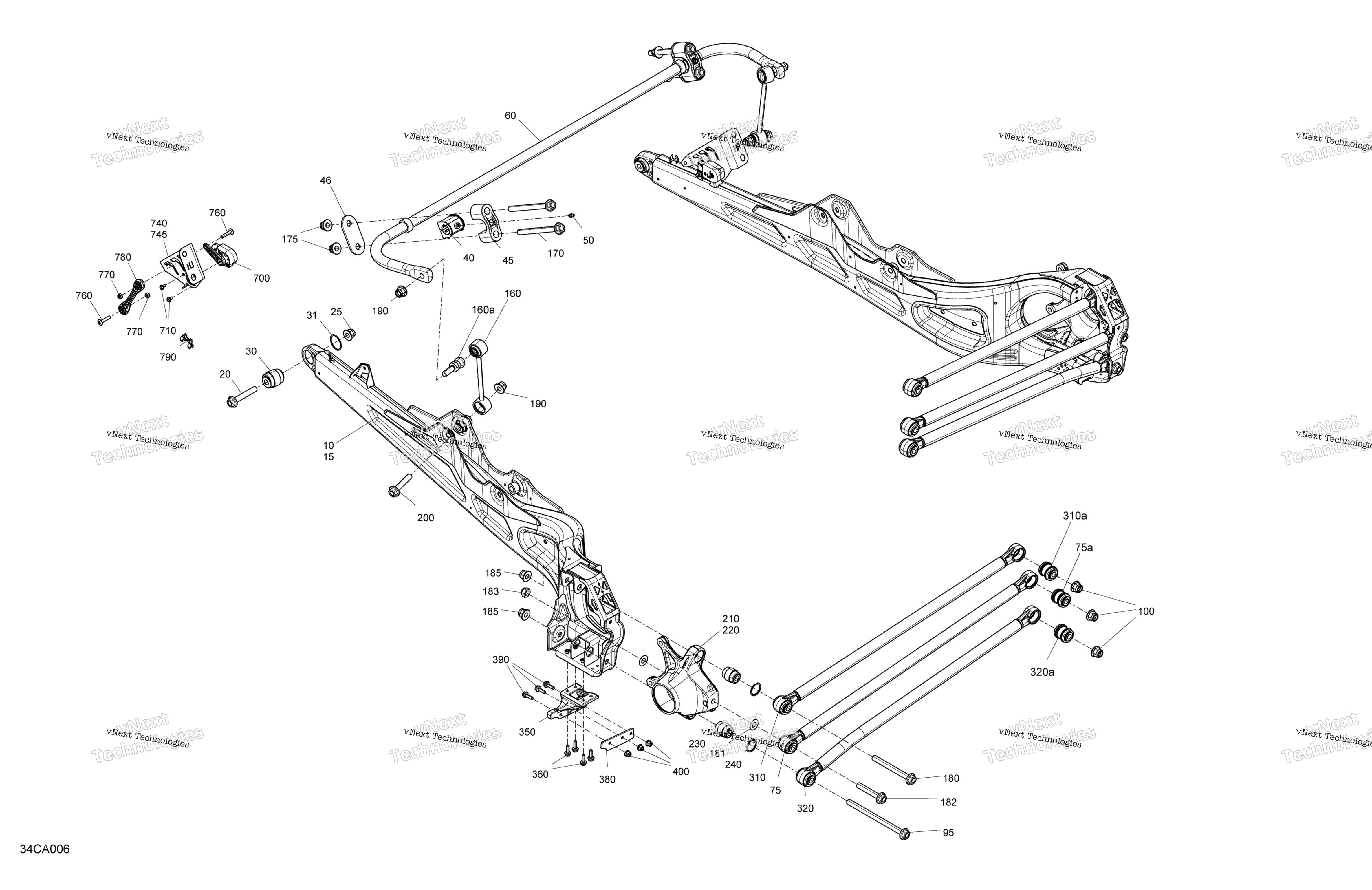 Подвеска - Rear - Xrs With Smart-Shox