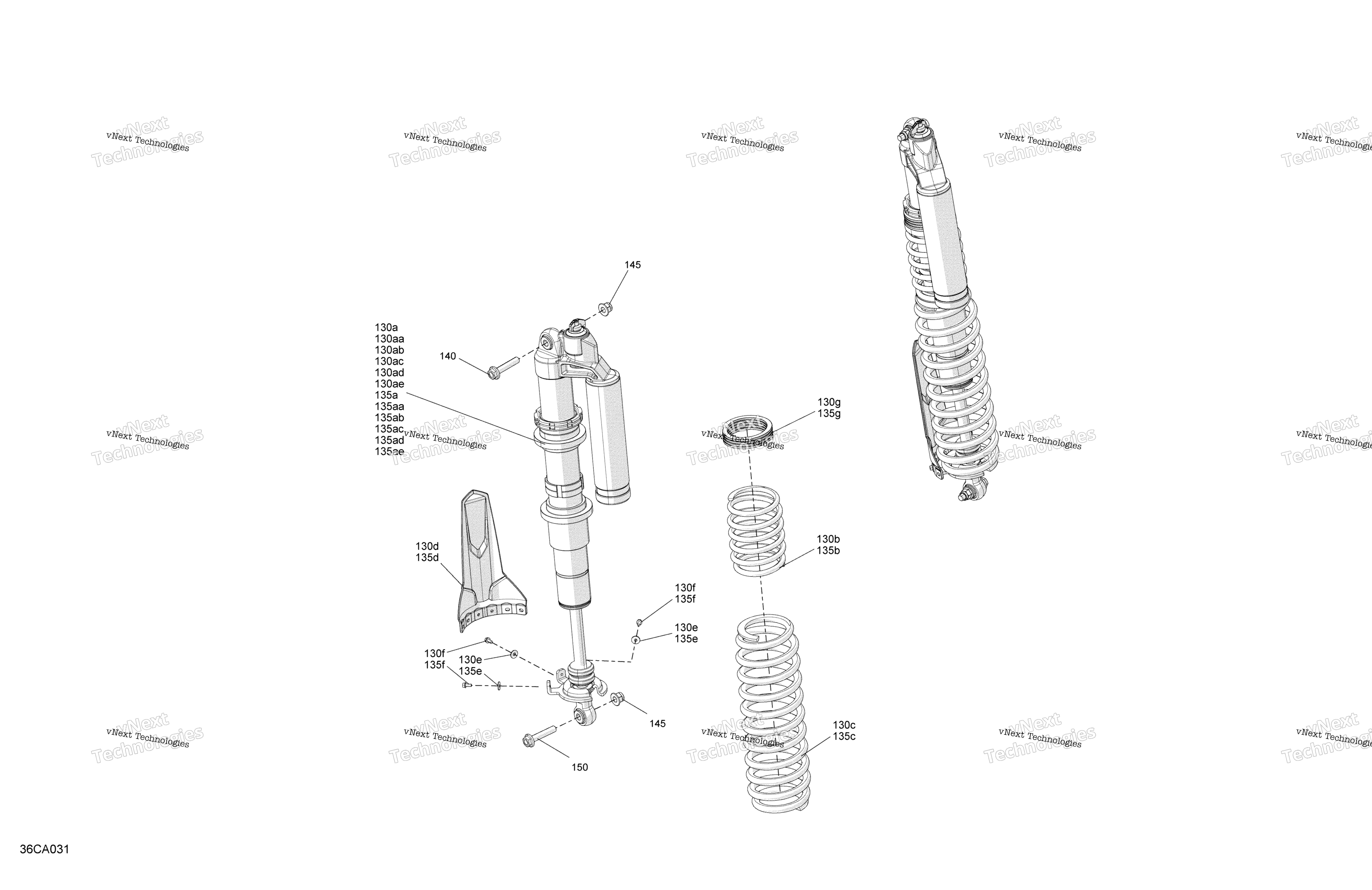 Подвеска - Rear Shocks - Xds