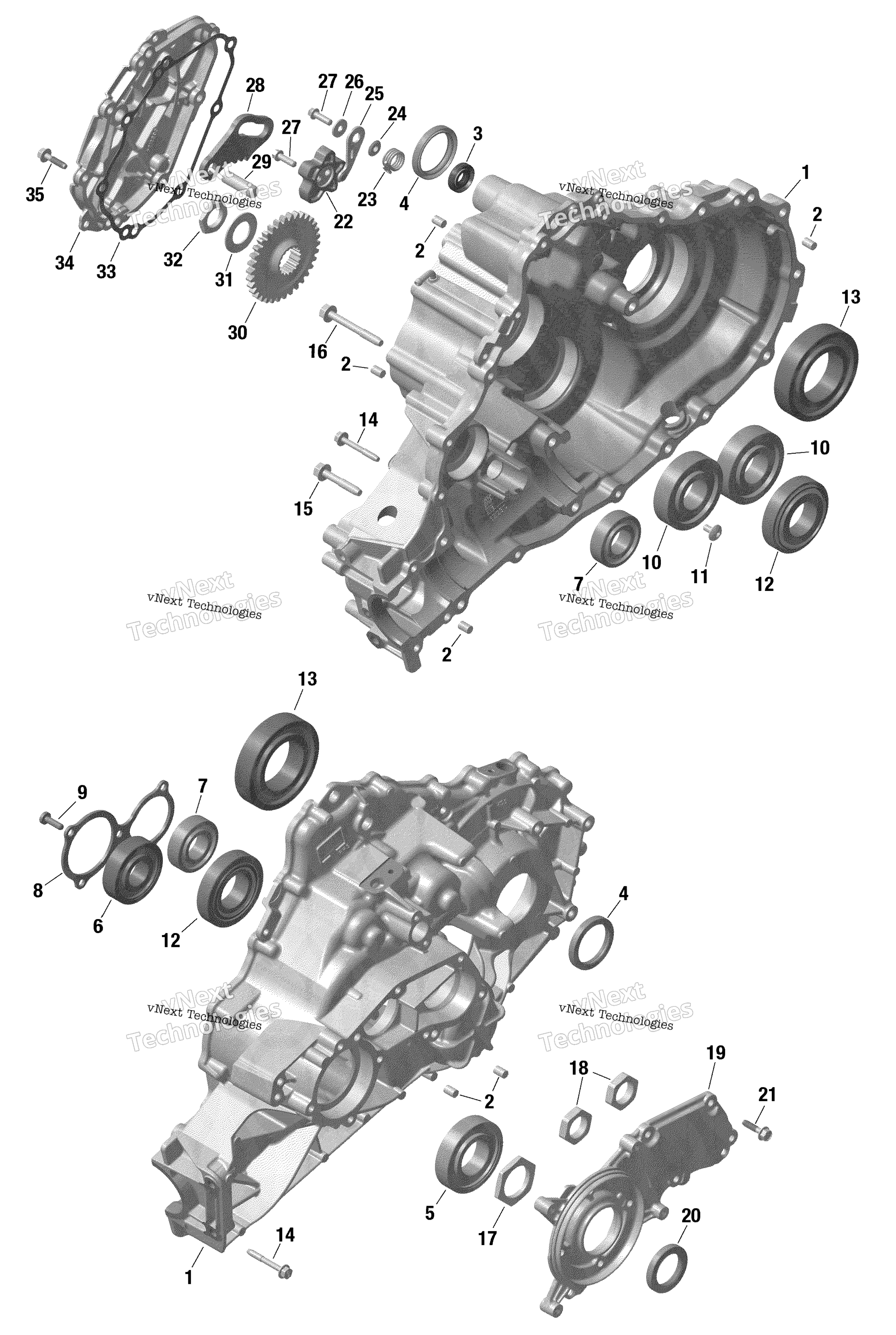 Rotax передача Box 1 509