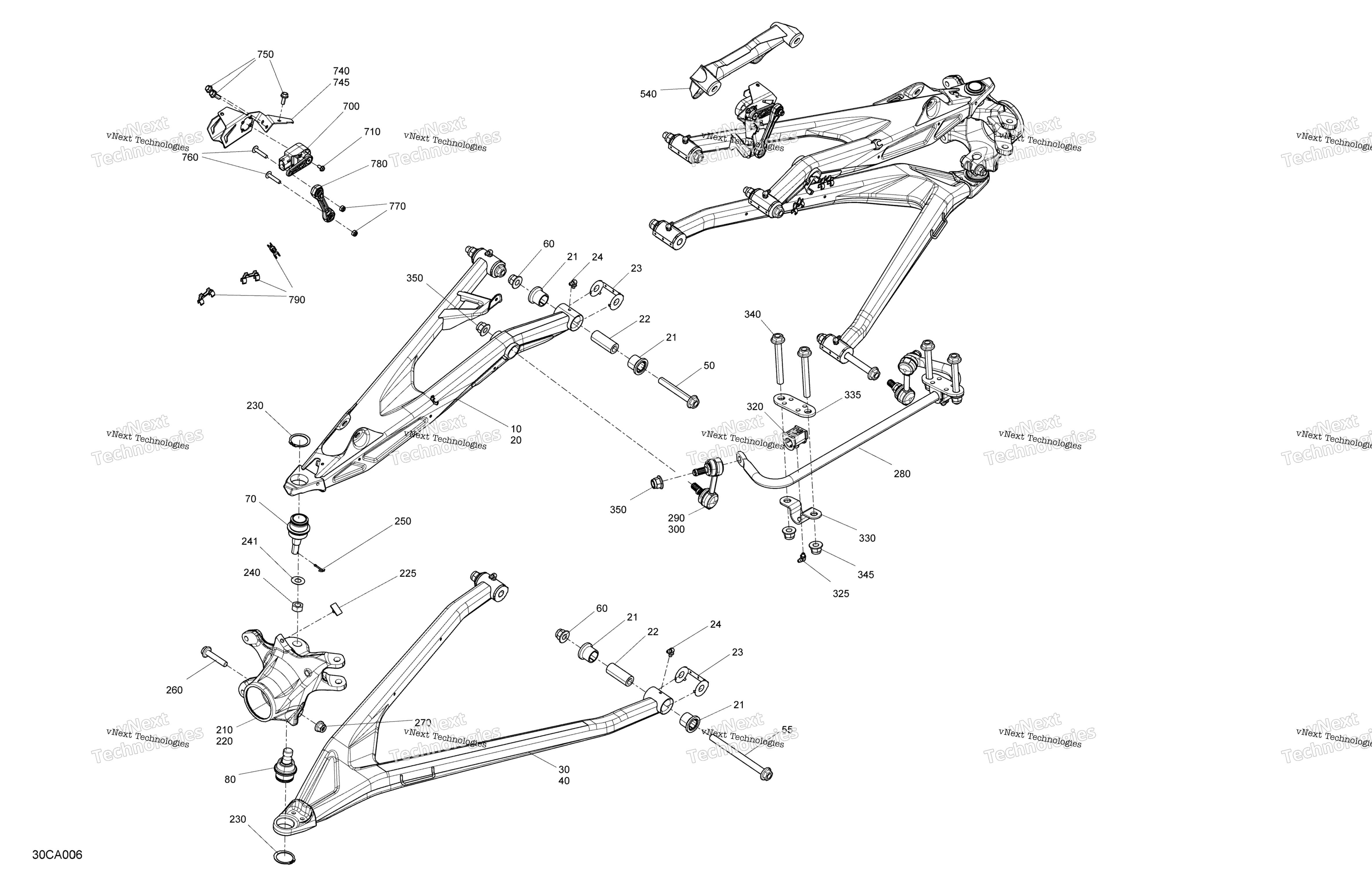 Подвеска - Front - Xrs With Smart-Shox