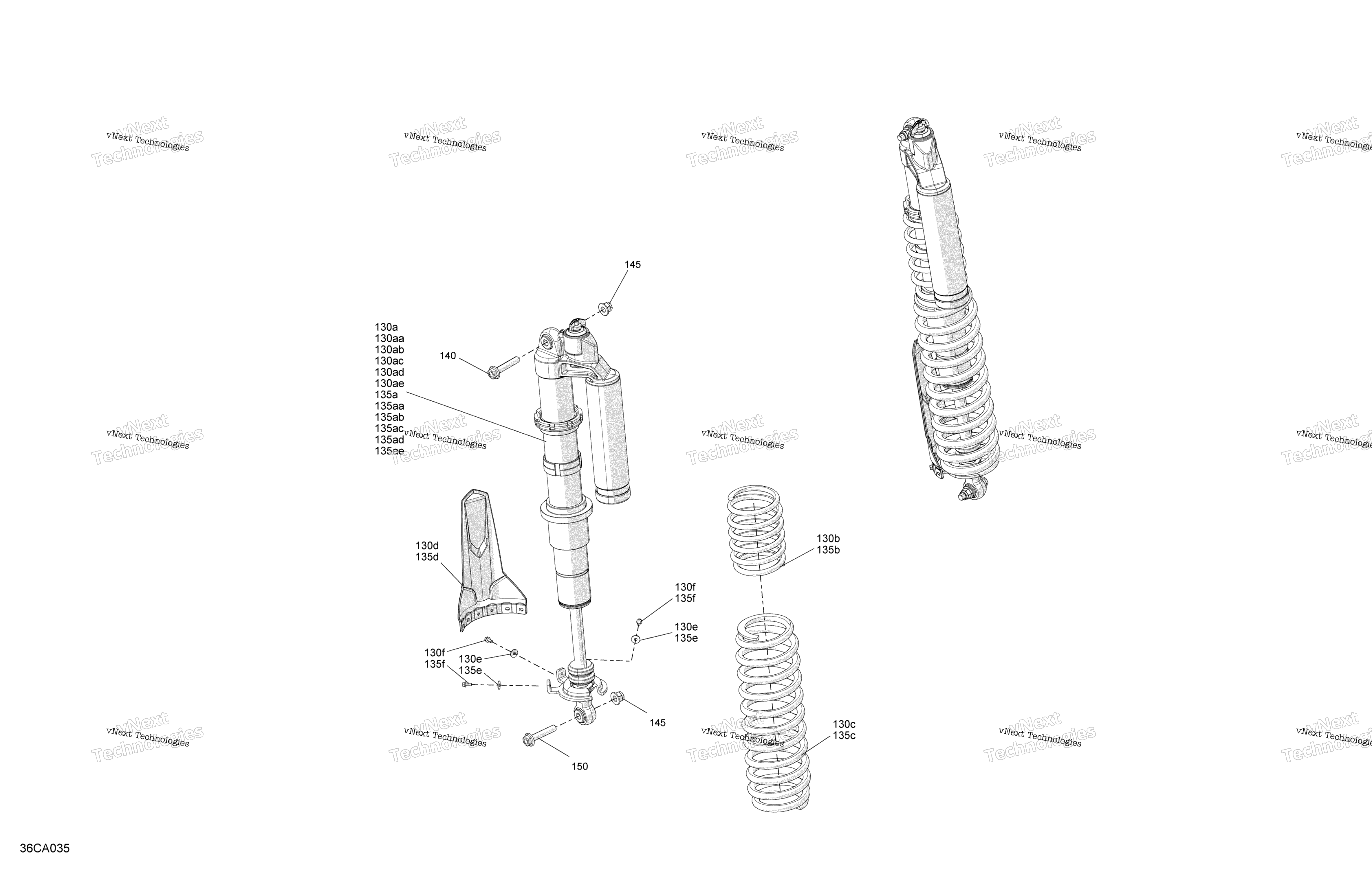 Подвеска - Rear Shocks - Xds