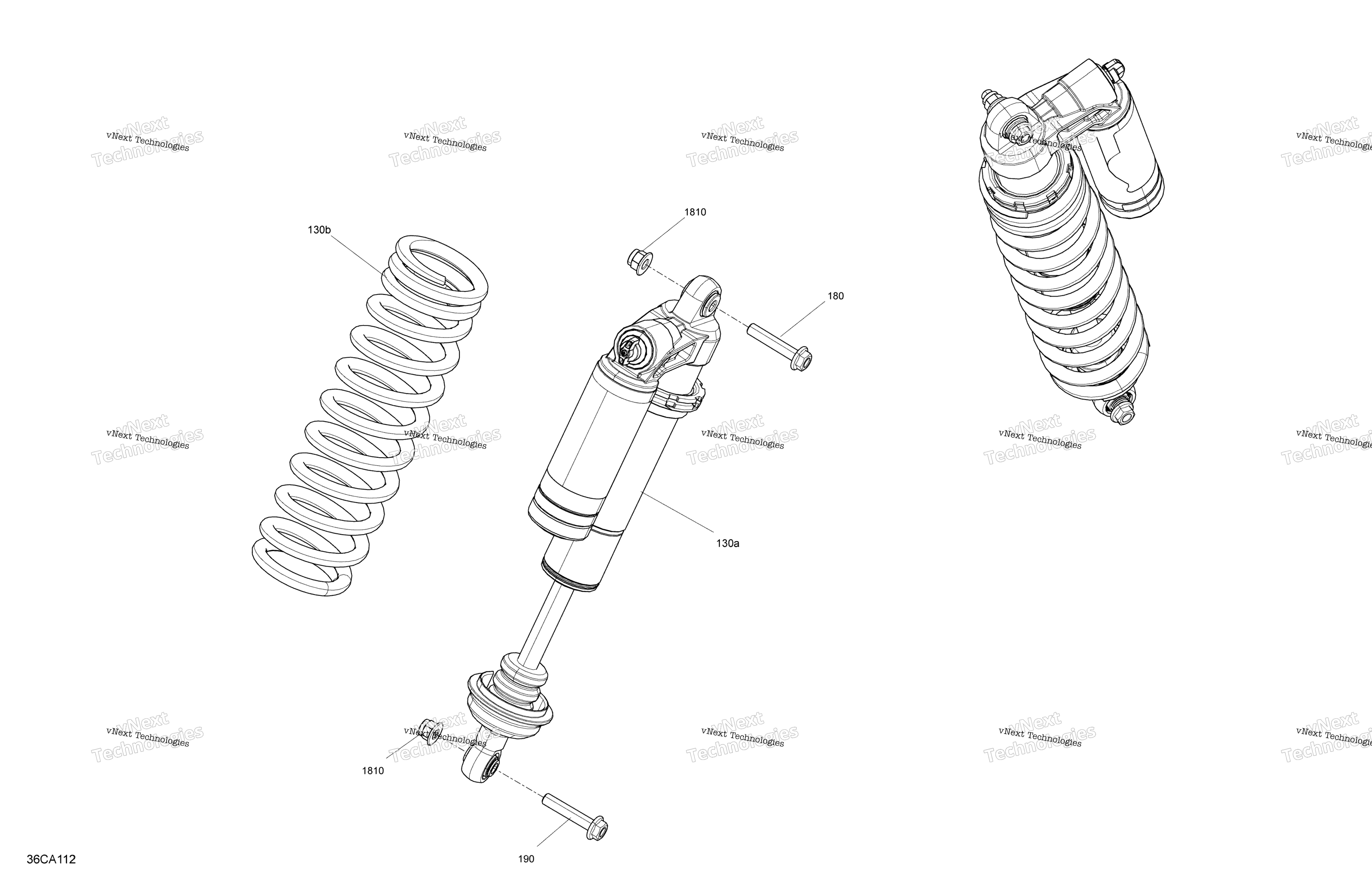 Подвеска - Rear Shocks - Xxc