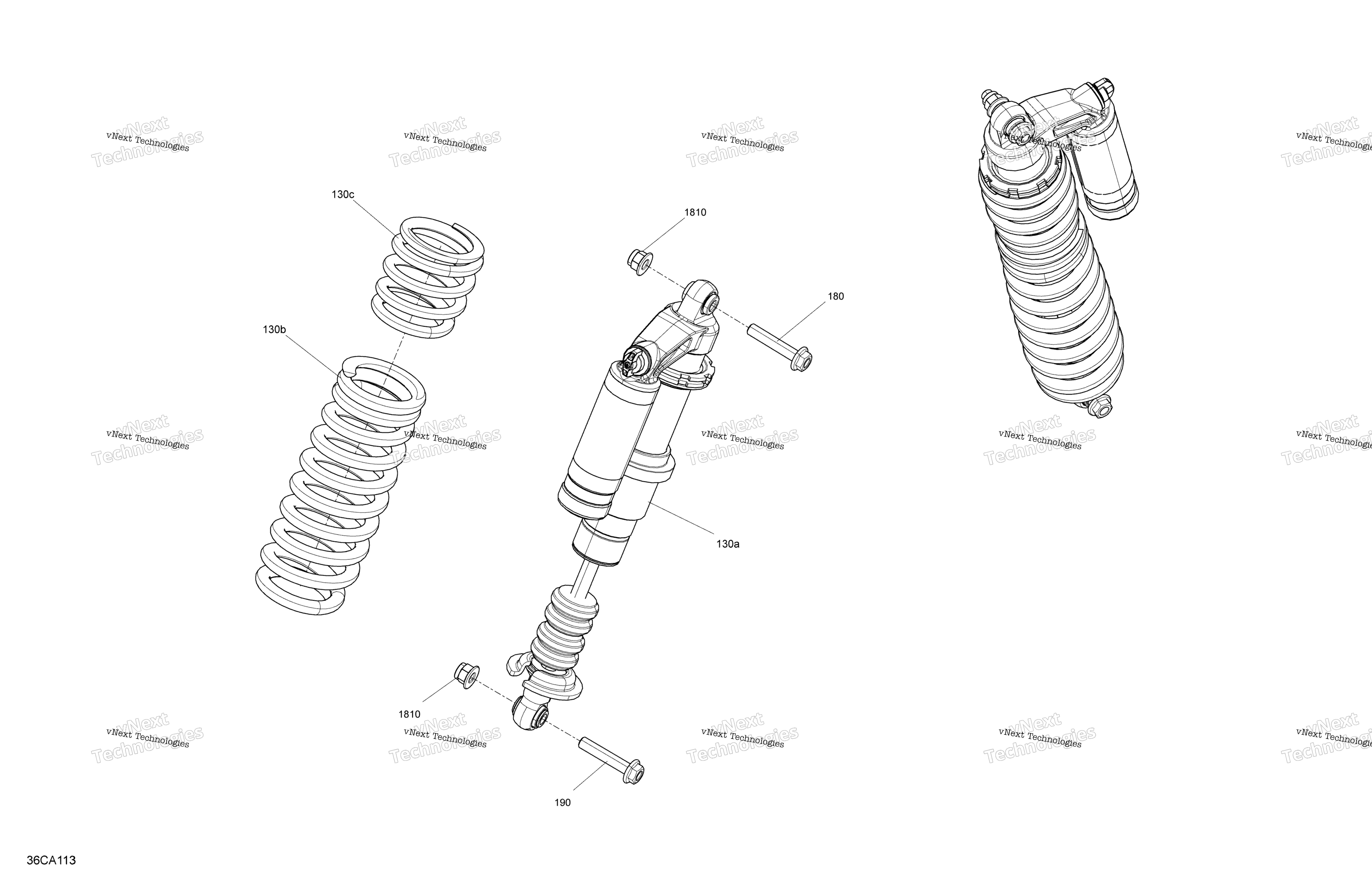 Подвеска - Rear Shocks - Dps