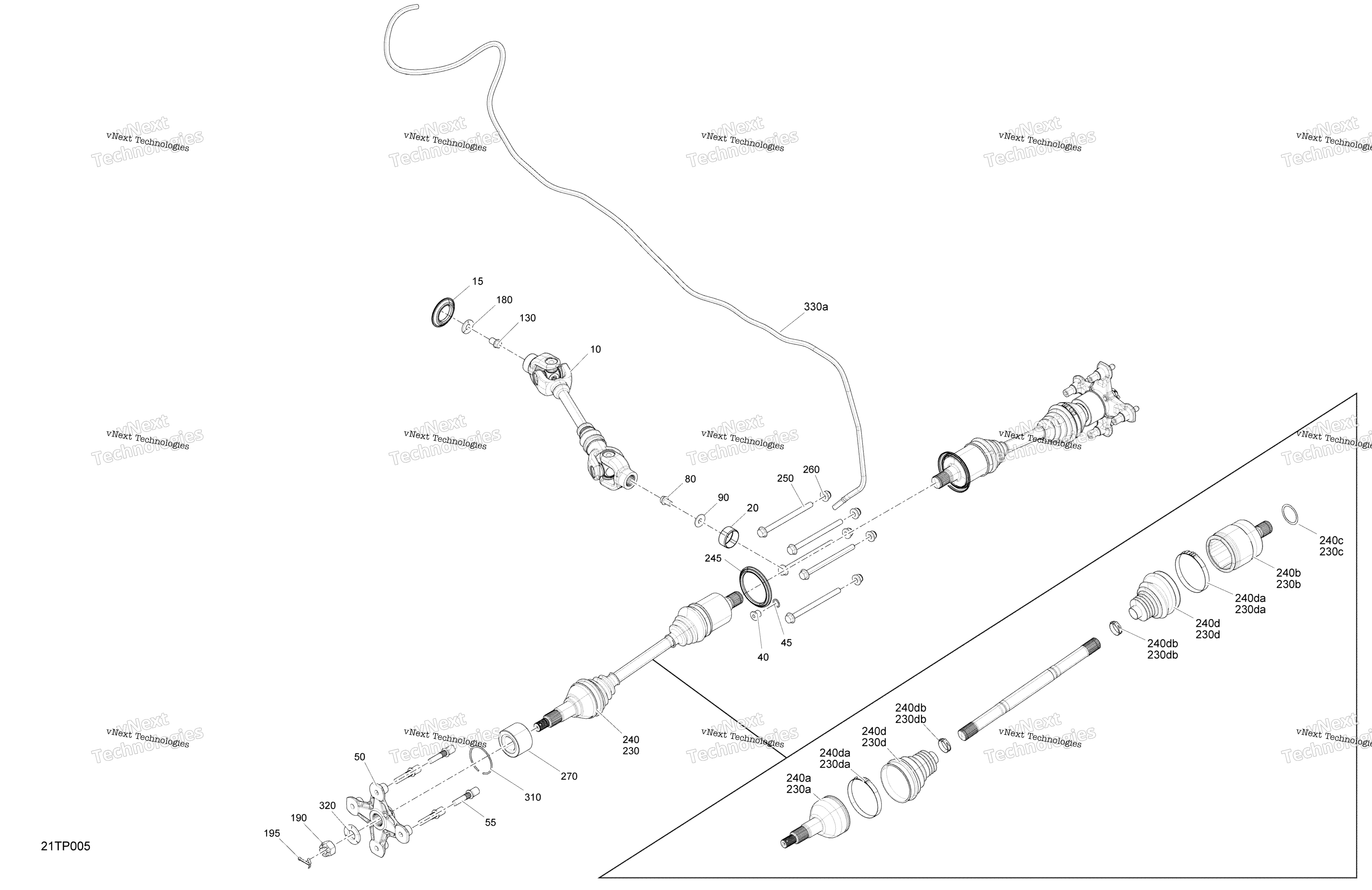Привод - Rear - Common Parts
