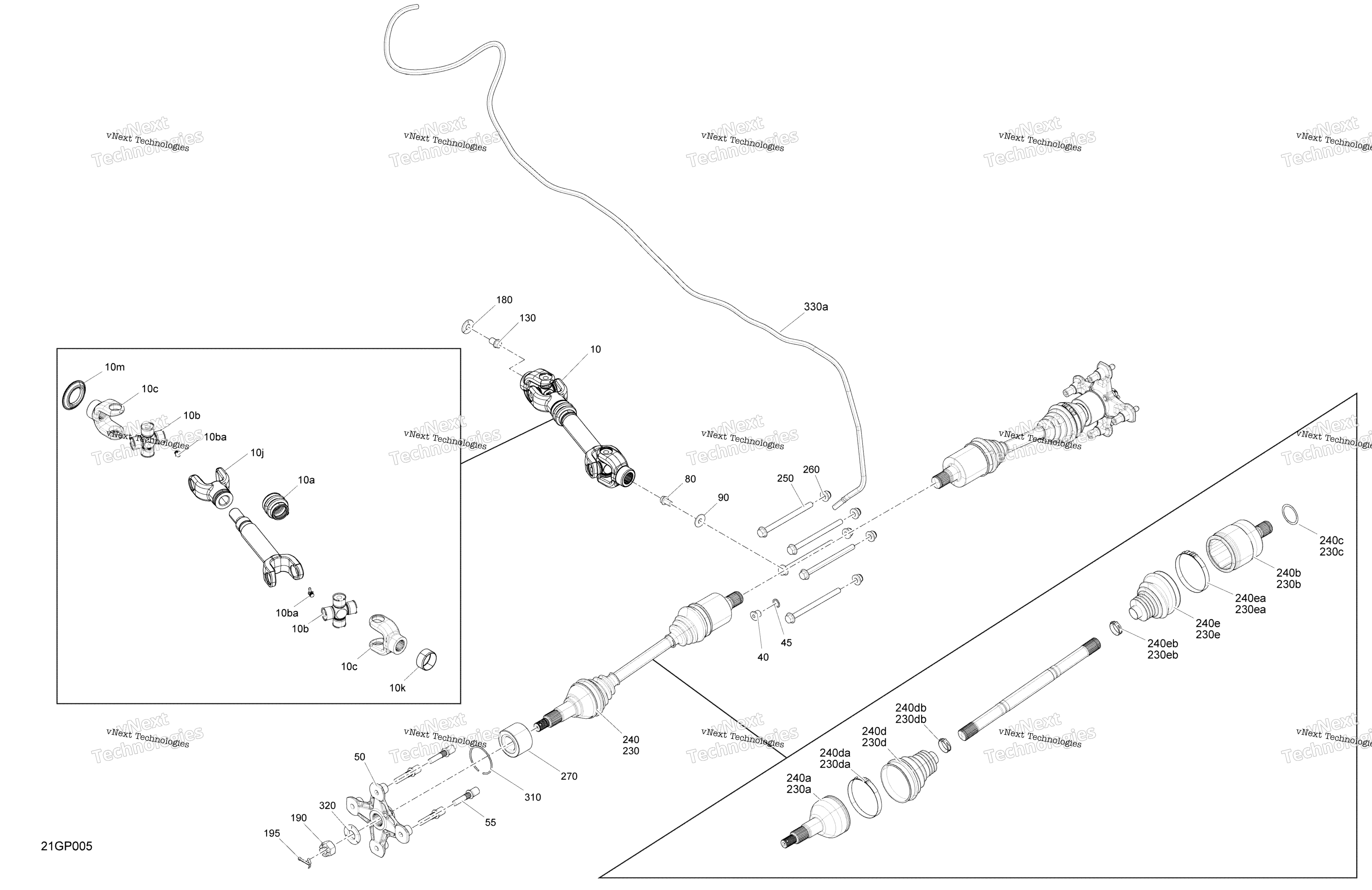 Привод - Rear - Common Parts - Max