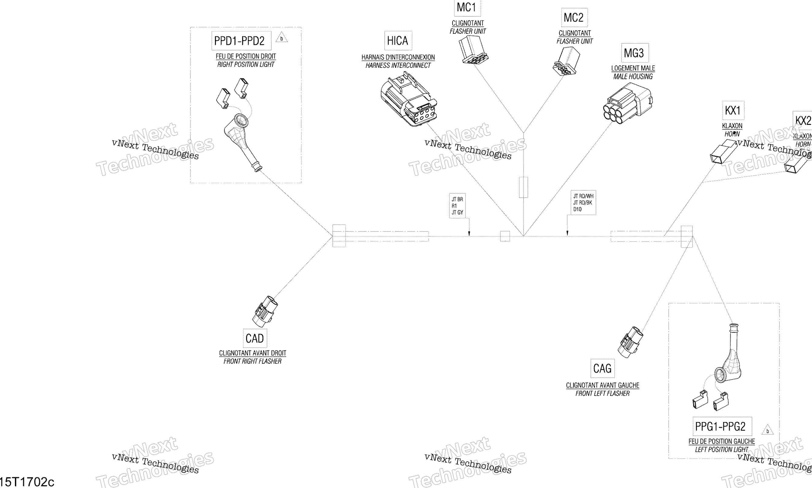 Электрооборудование Harness - Option 710004842 Europe