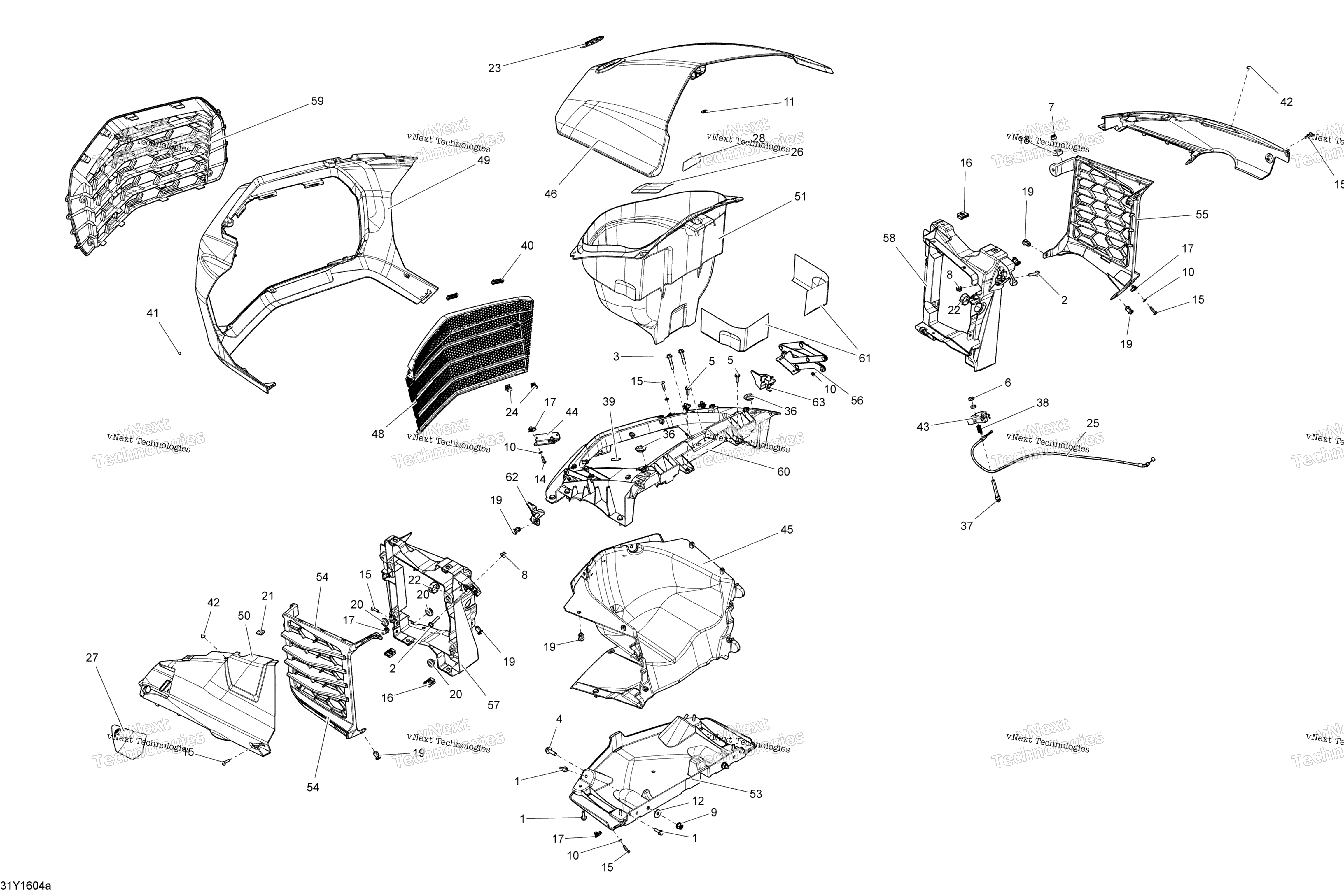 Кузов And Accessories - Front Storage - Package Standard