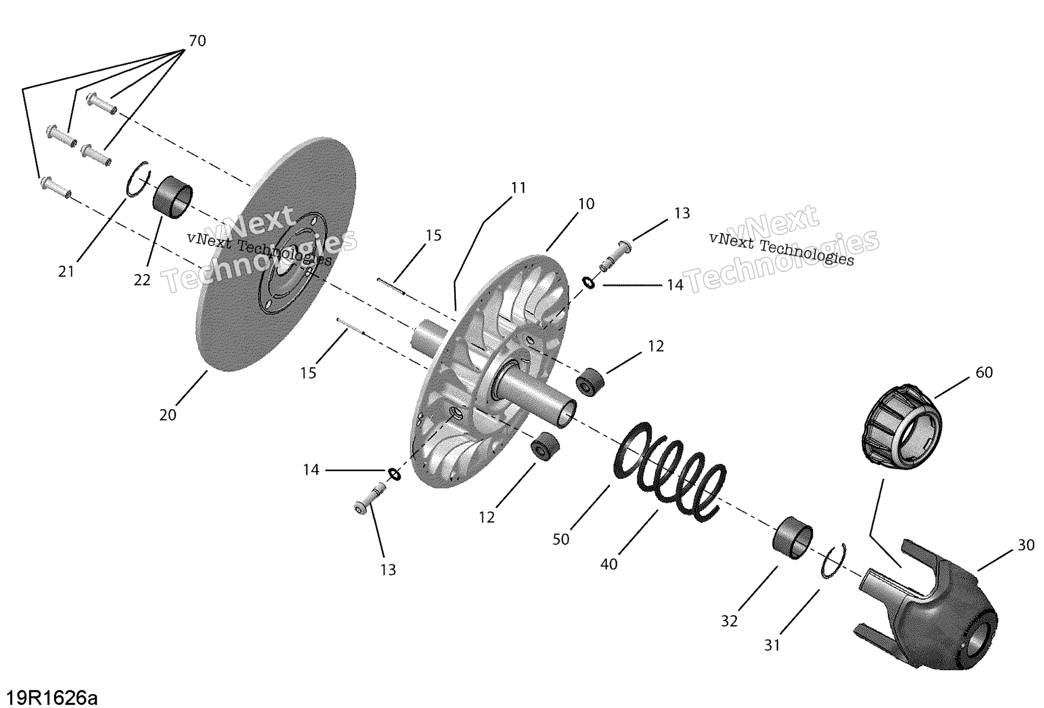 Transmission, Driven Pulley Turbo