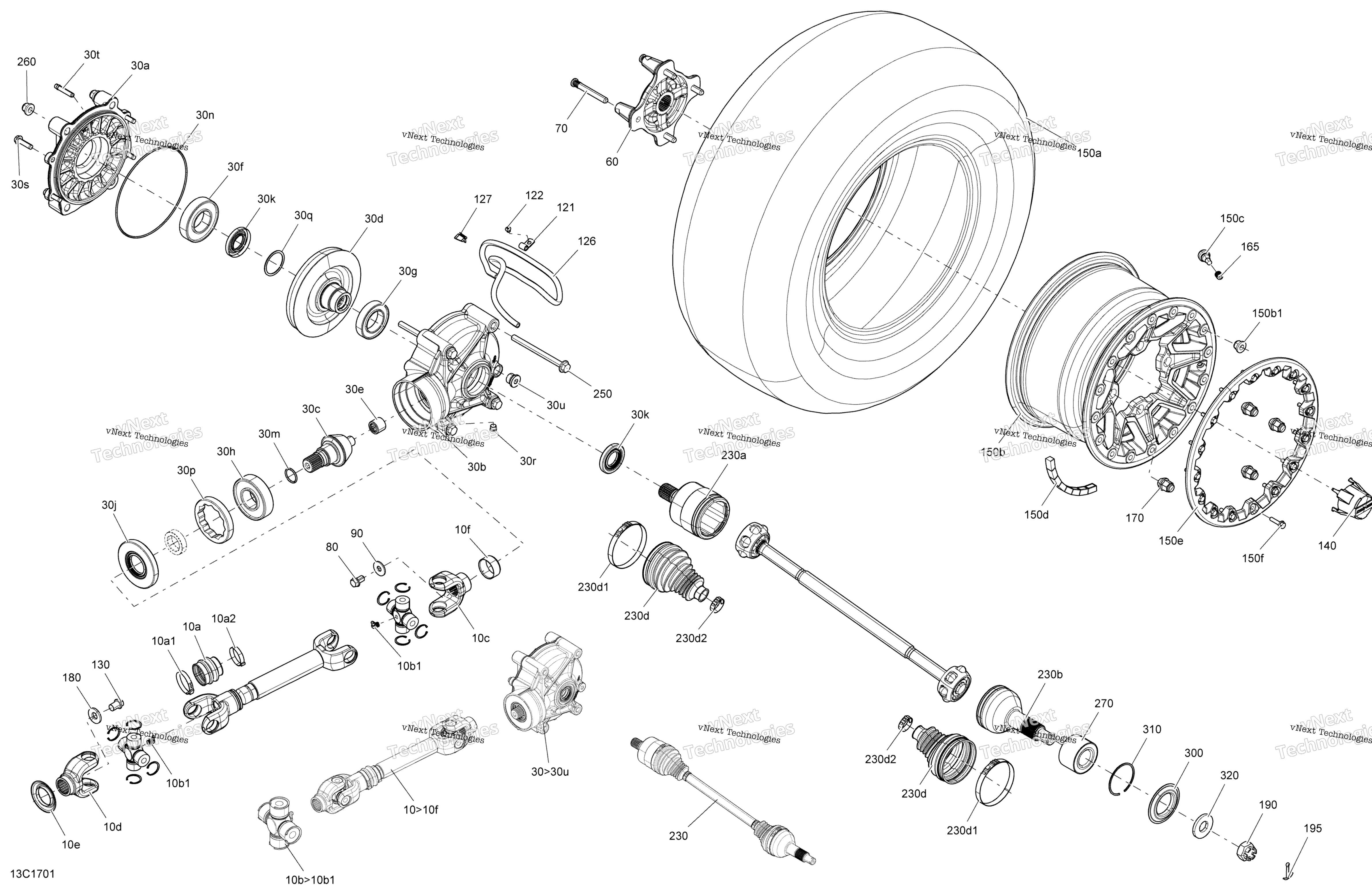 Привод System, Rear - All Models