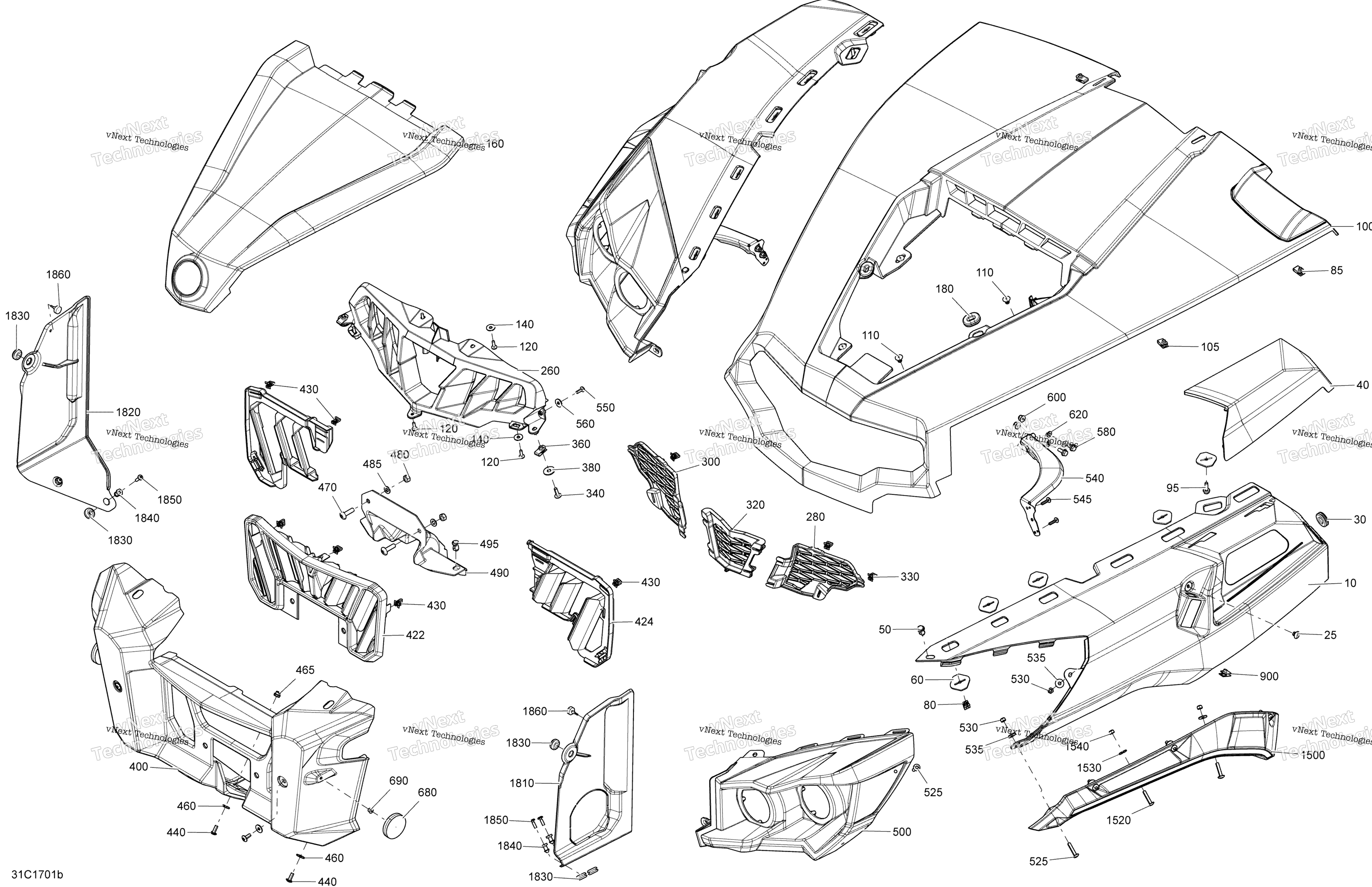 кузов и аксессуары Max, Front, All Models