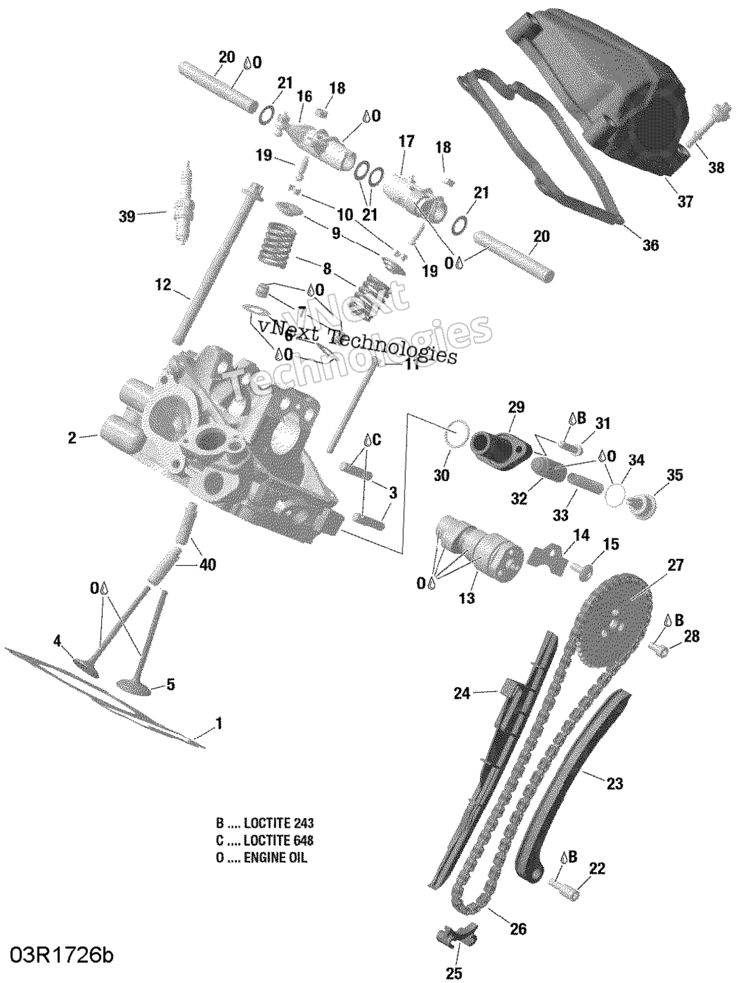 Цилиндр Head, Rear - Hd8