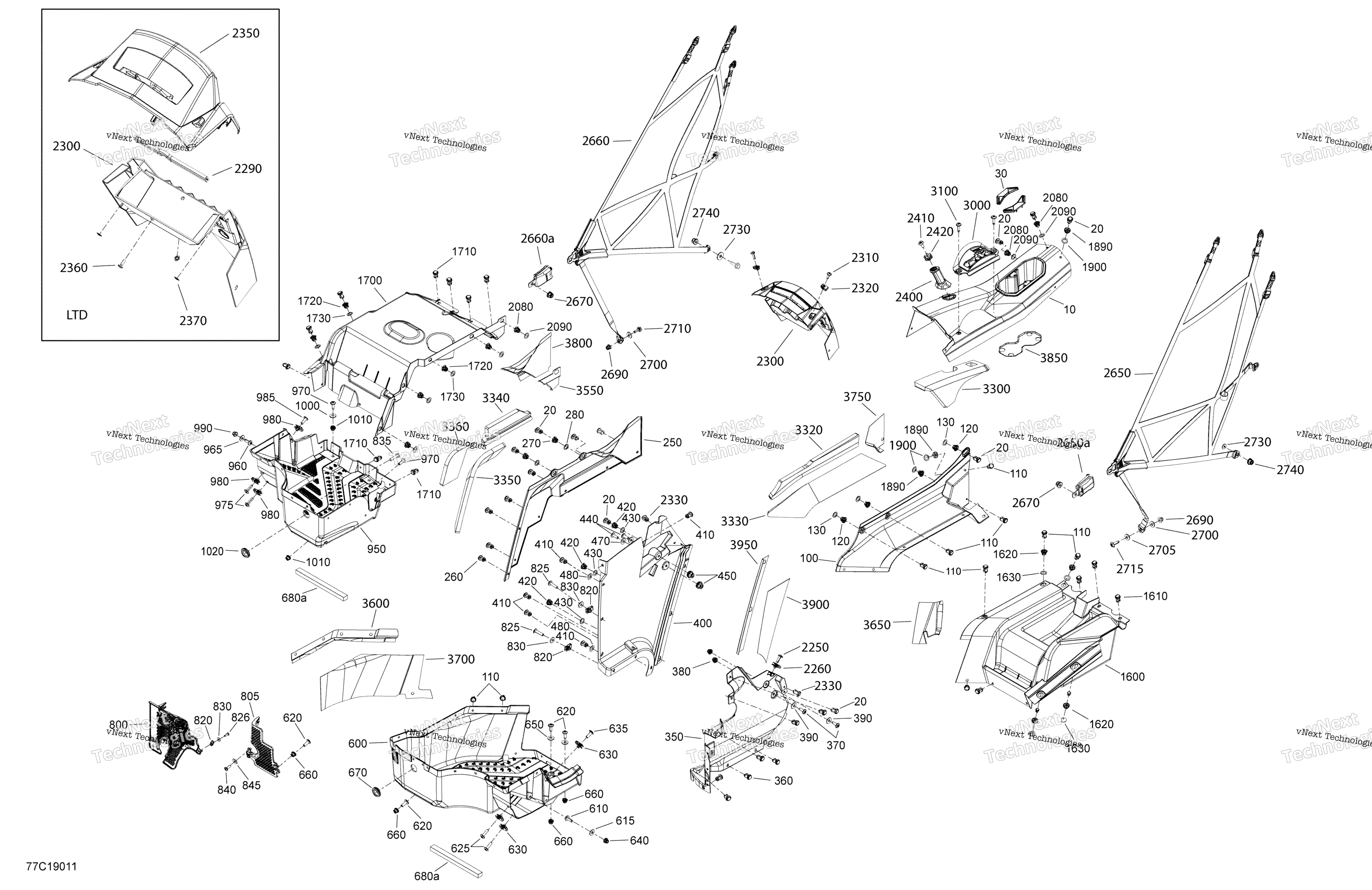 Cab Interior Commander Lower Section