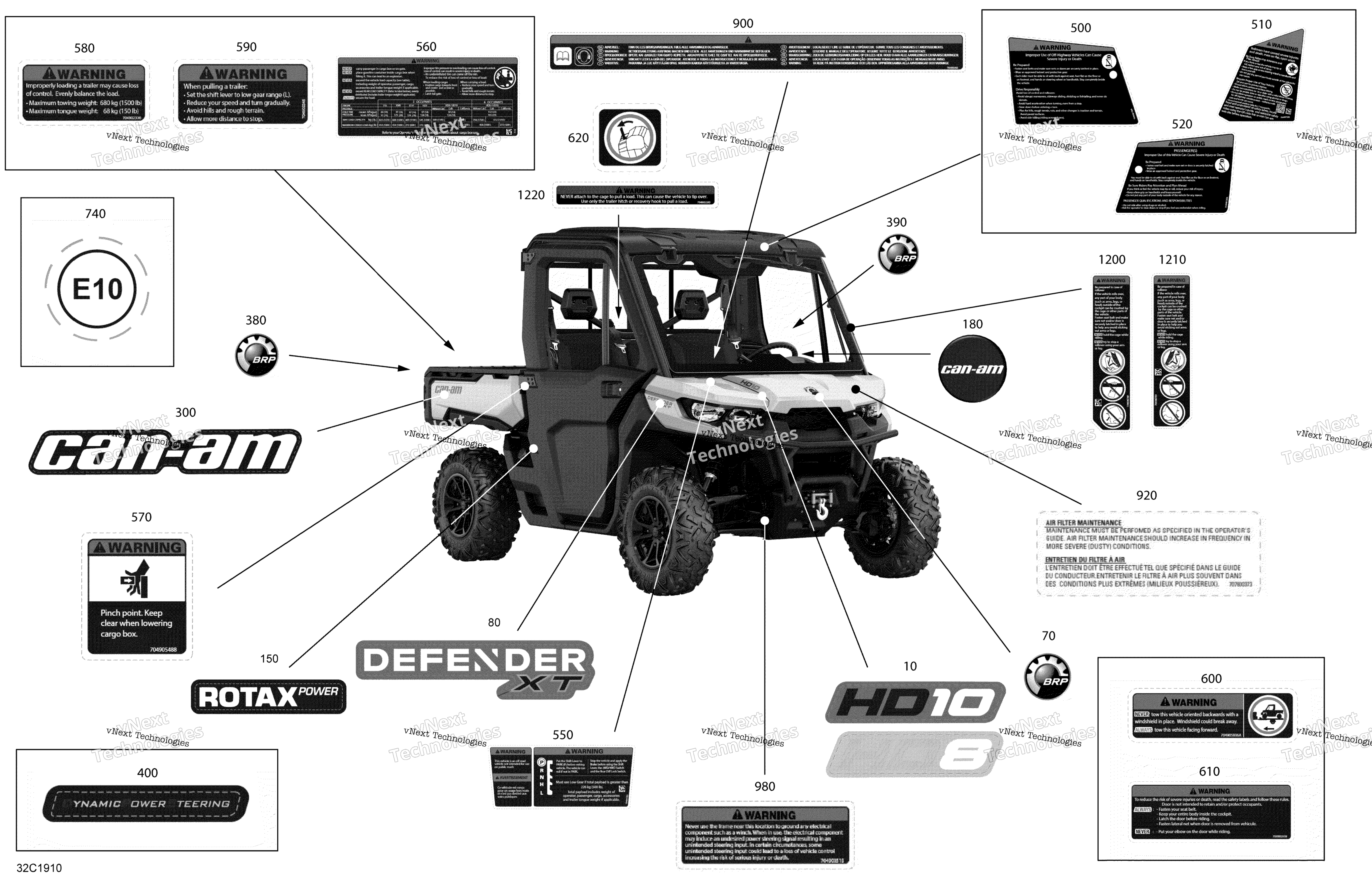 Наклейки - Hd10 - Xt Cab