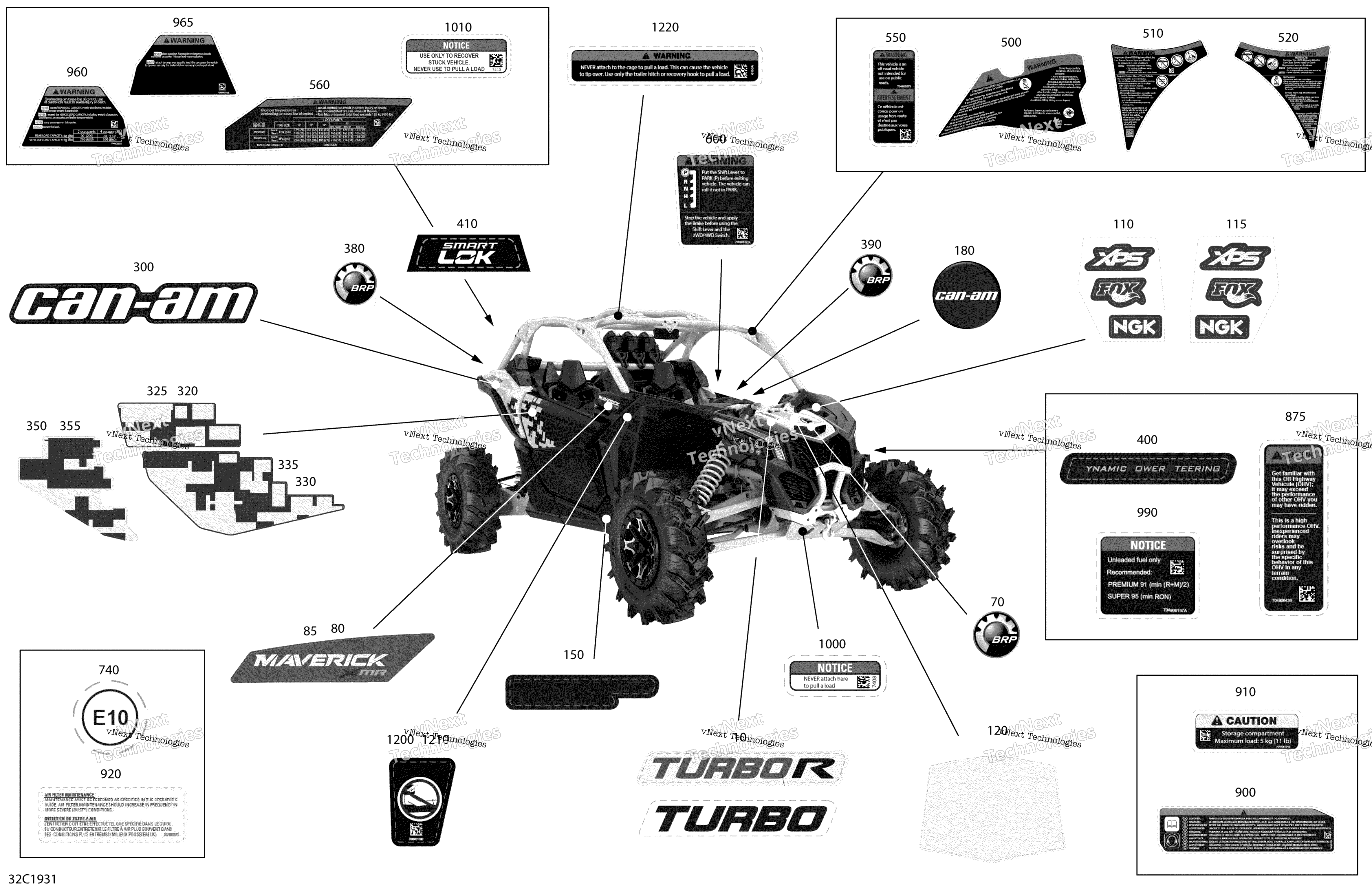 Наклейки - Turbo - Package Xmr - North America