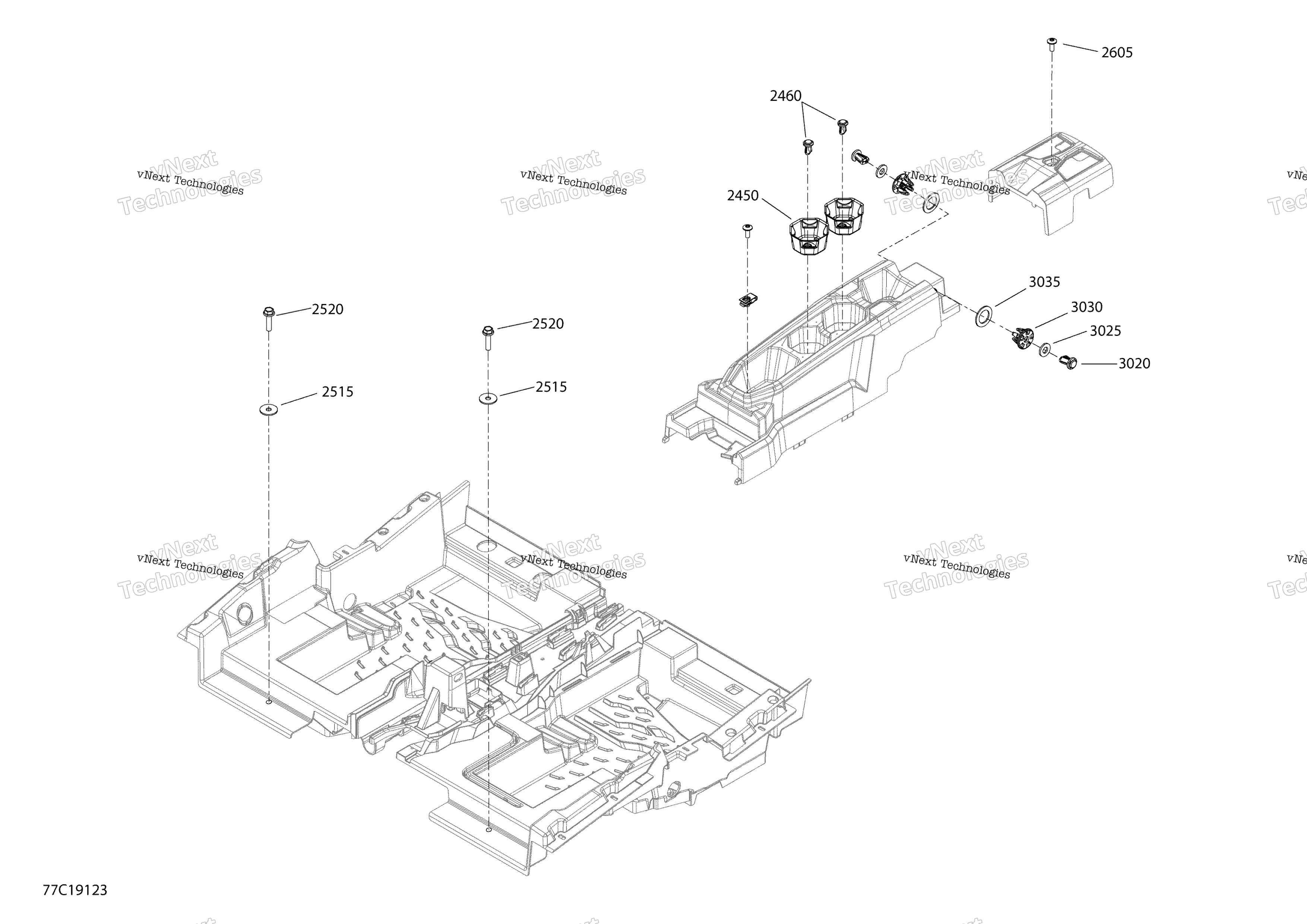 Cab Interior Maverick Sport Max Северная Америка Floor Section
