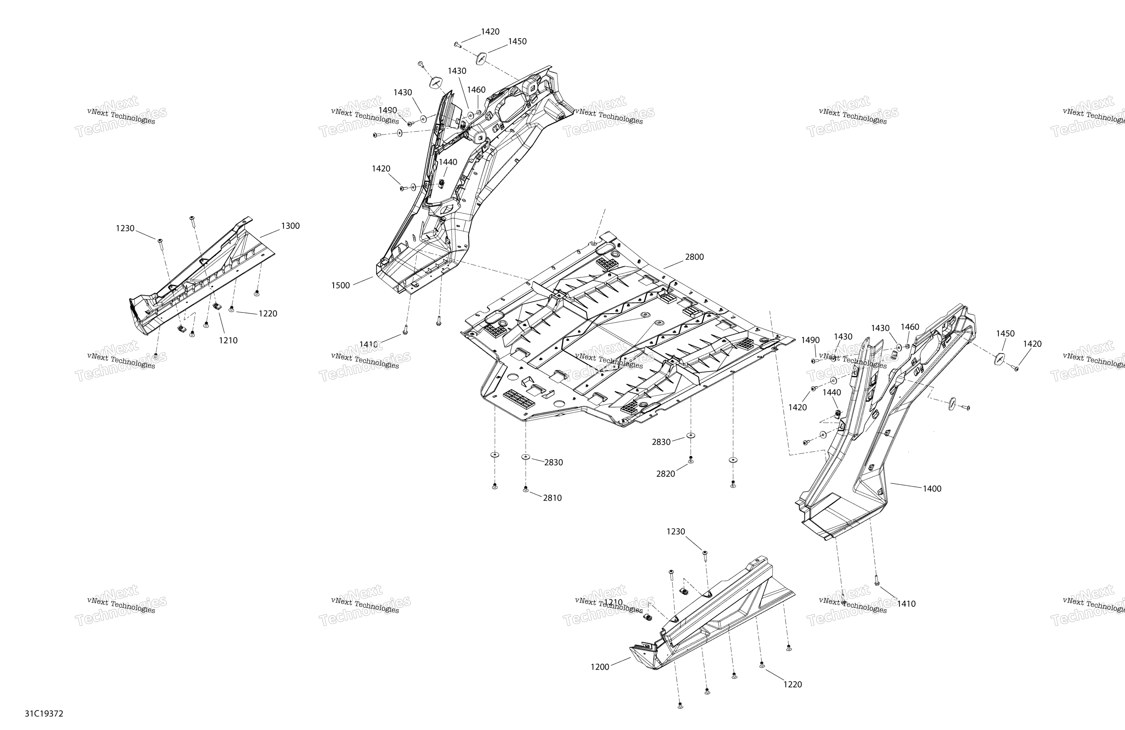 кузов 1000 Middle Section