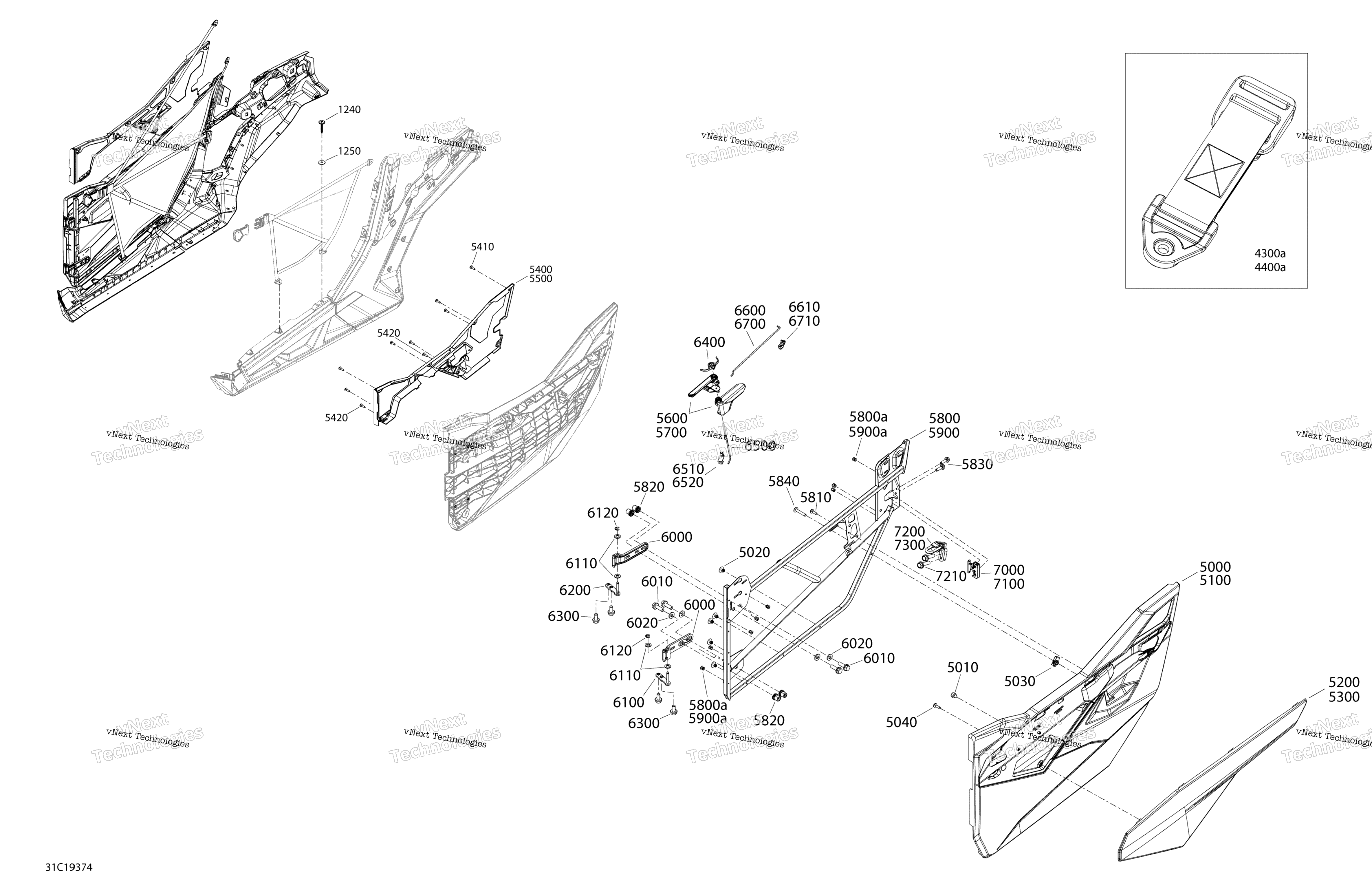 кузов 1000 Door Section