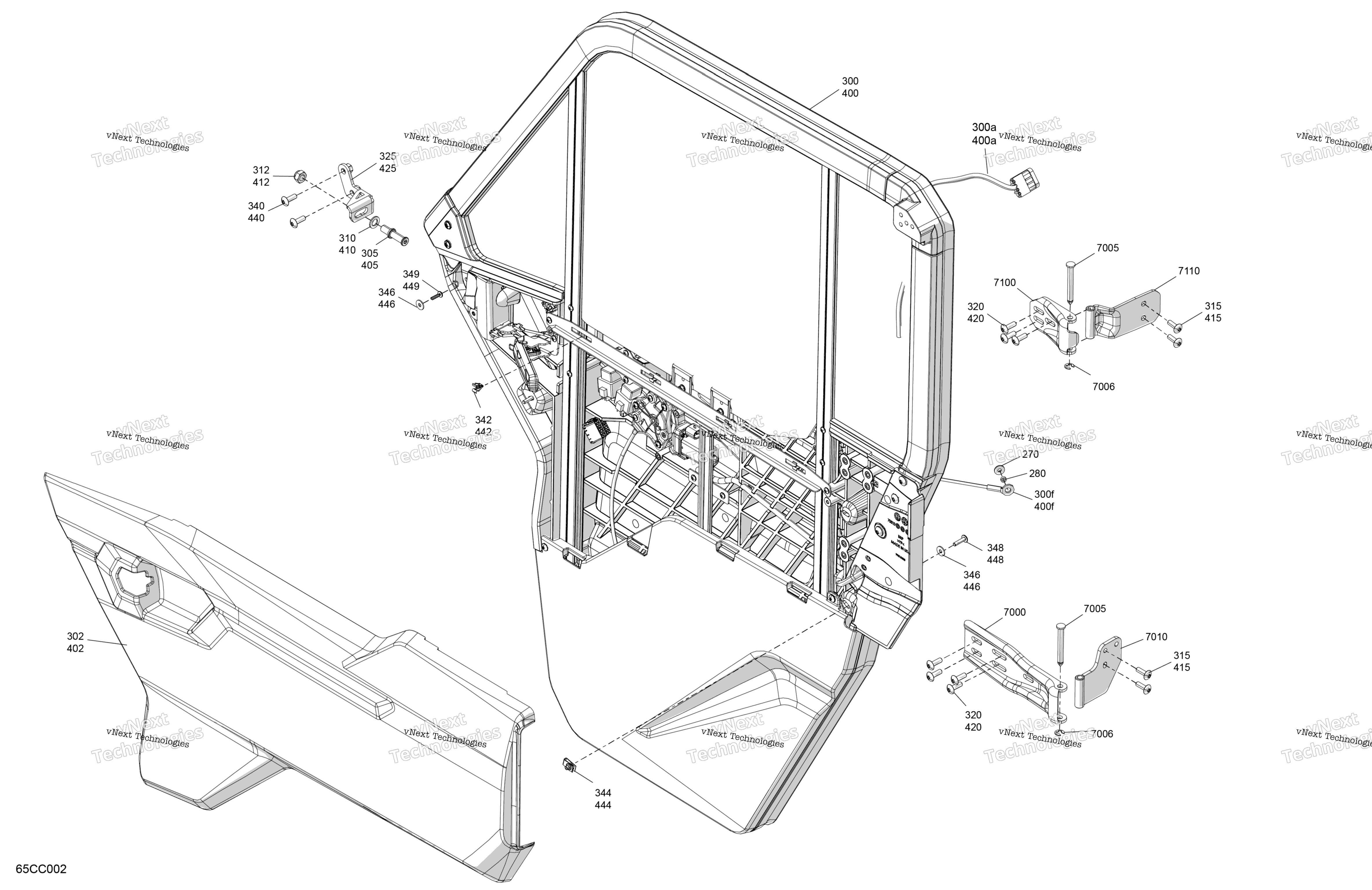 Enclosure Cab Doors
