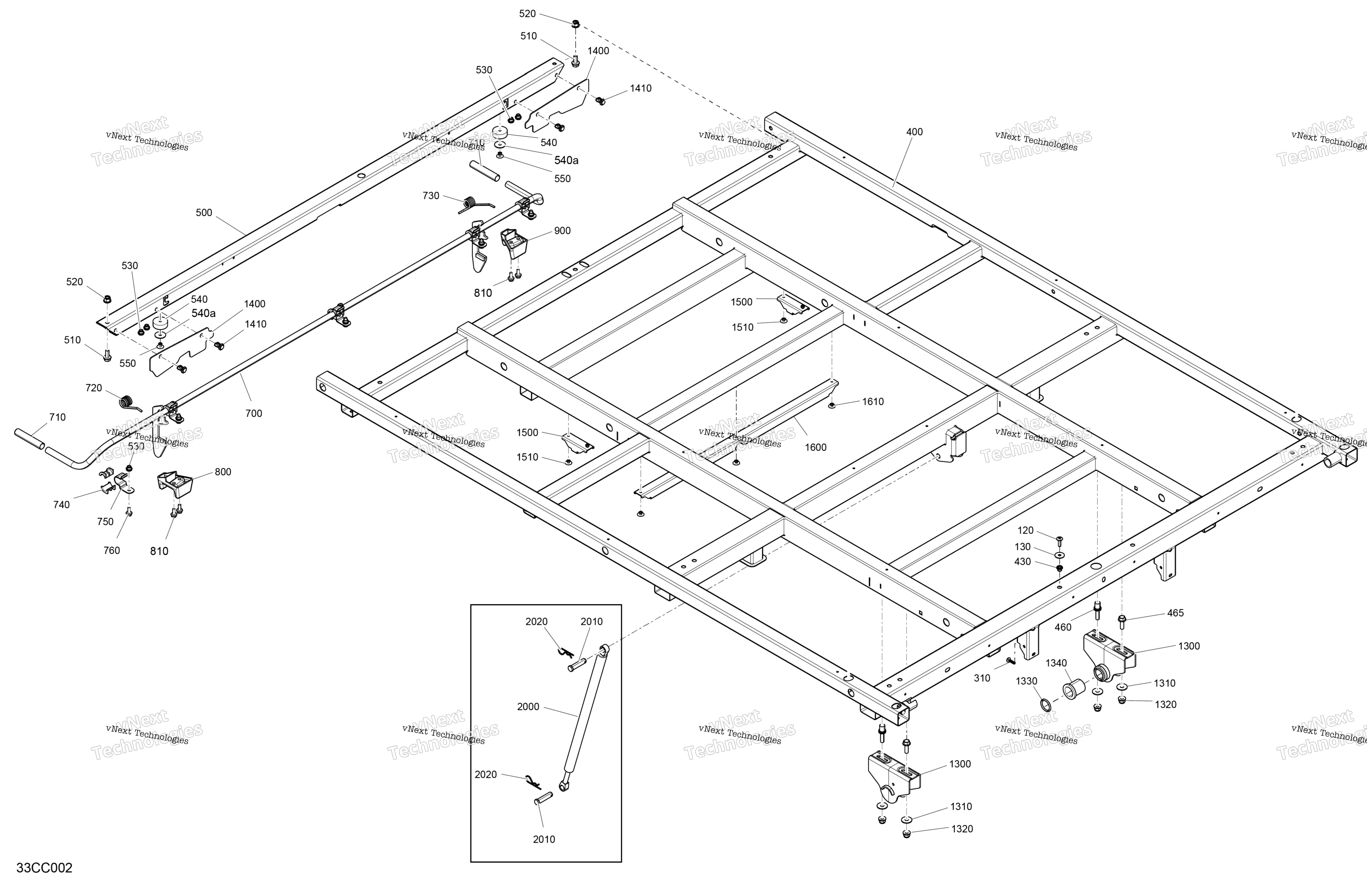 кузов багажник Lower Section