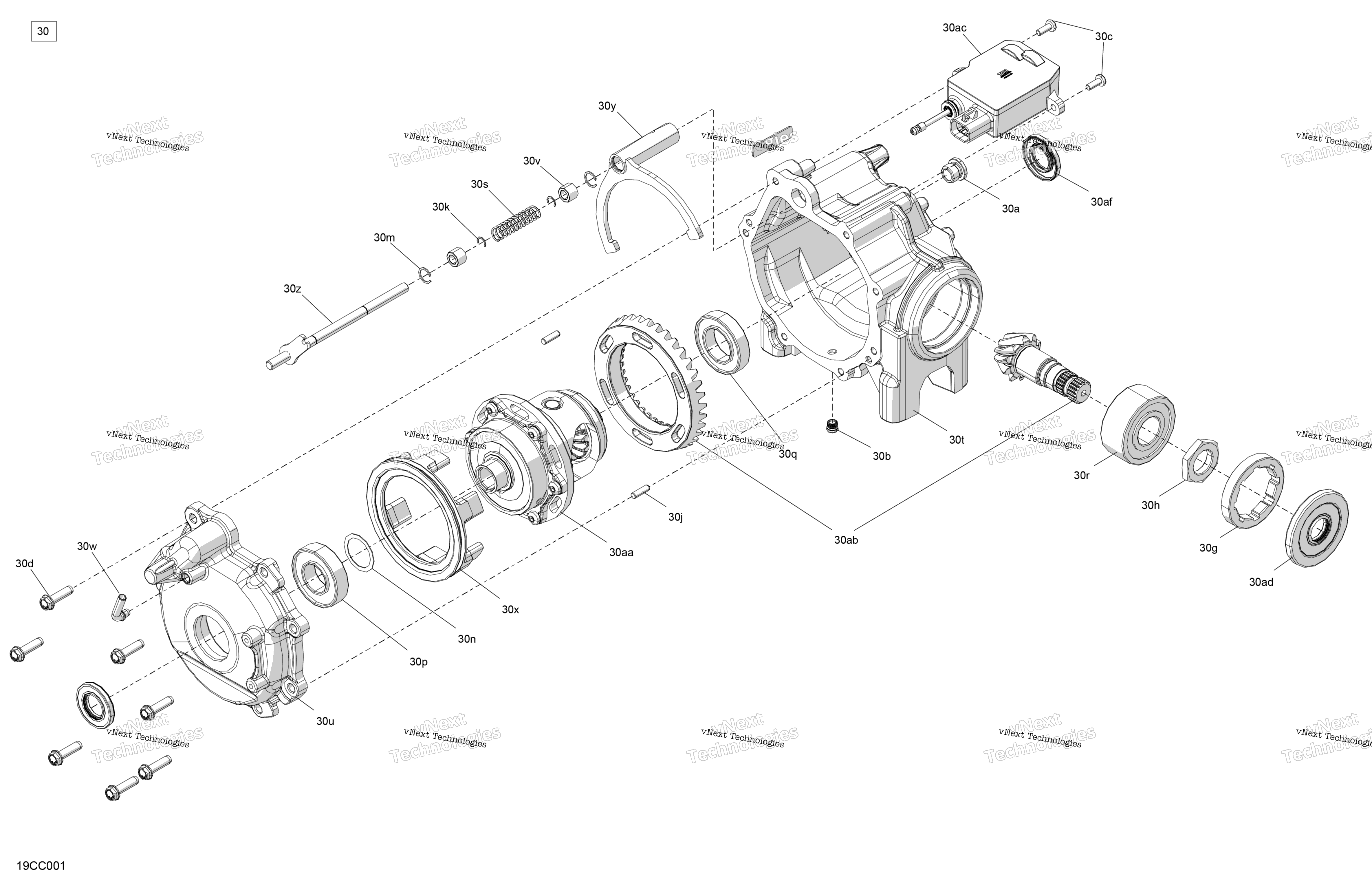 Привод - Front - Differential Parts