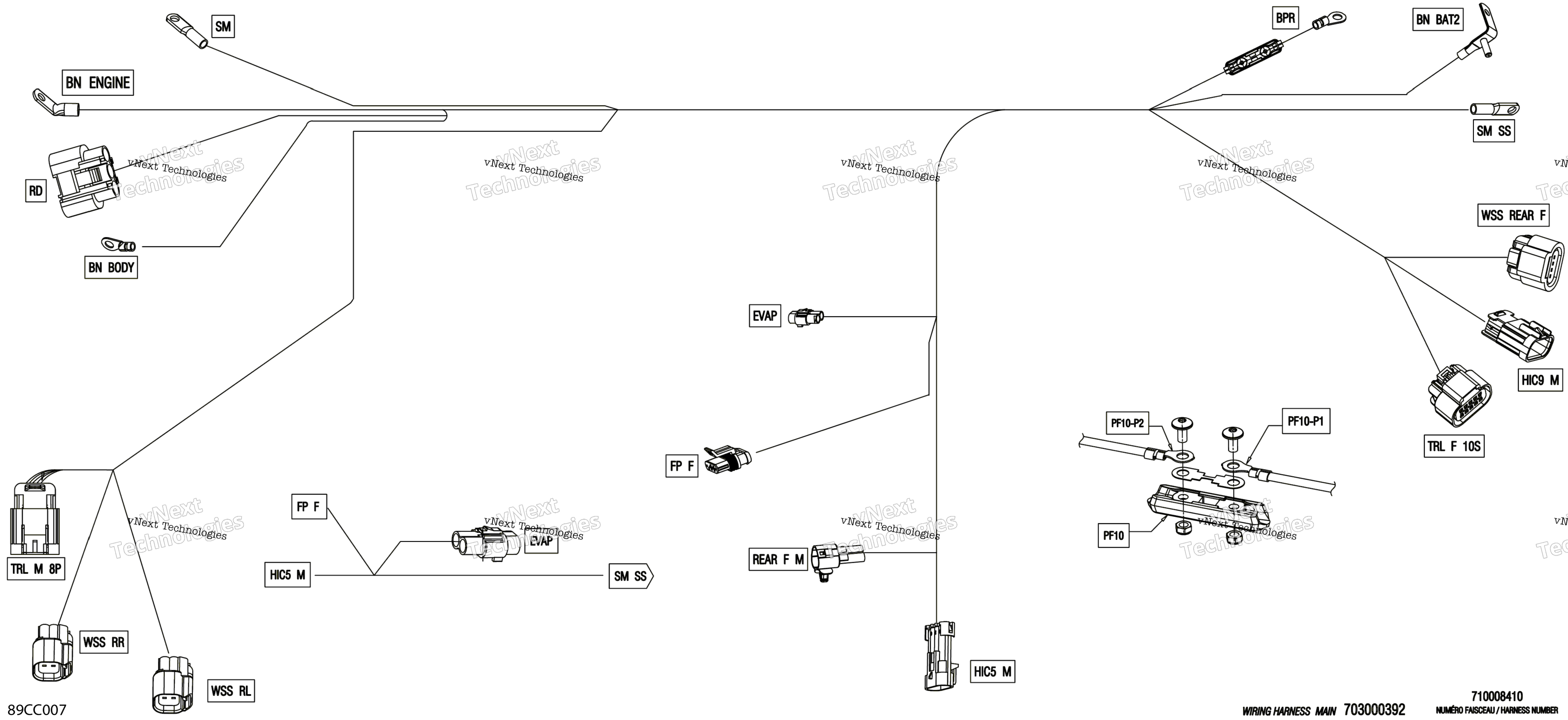 Электрооборудование - Wiring Voltage Regulator - 710008410