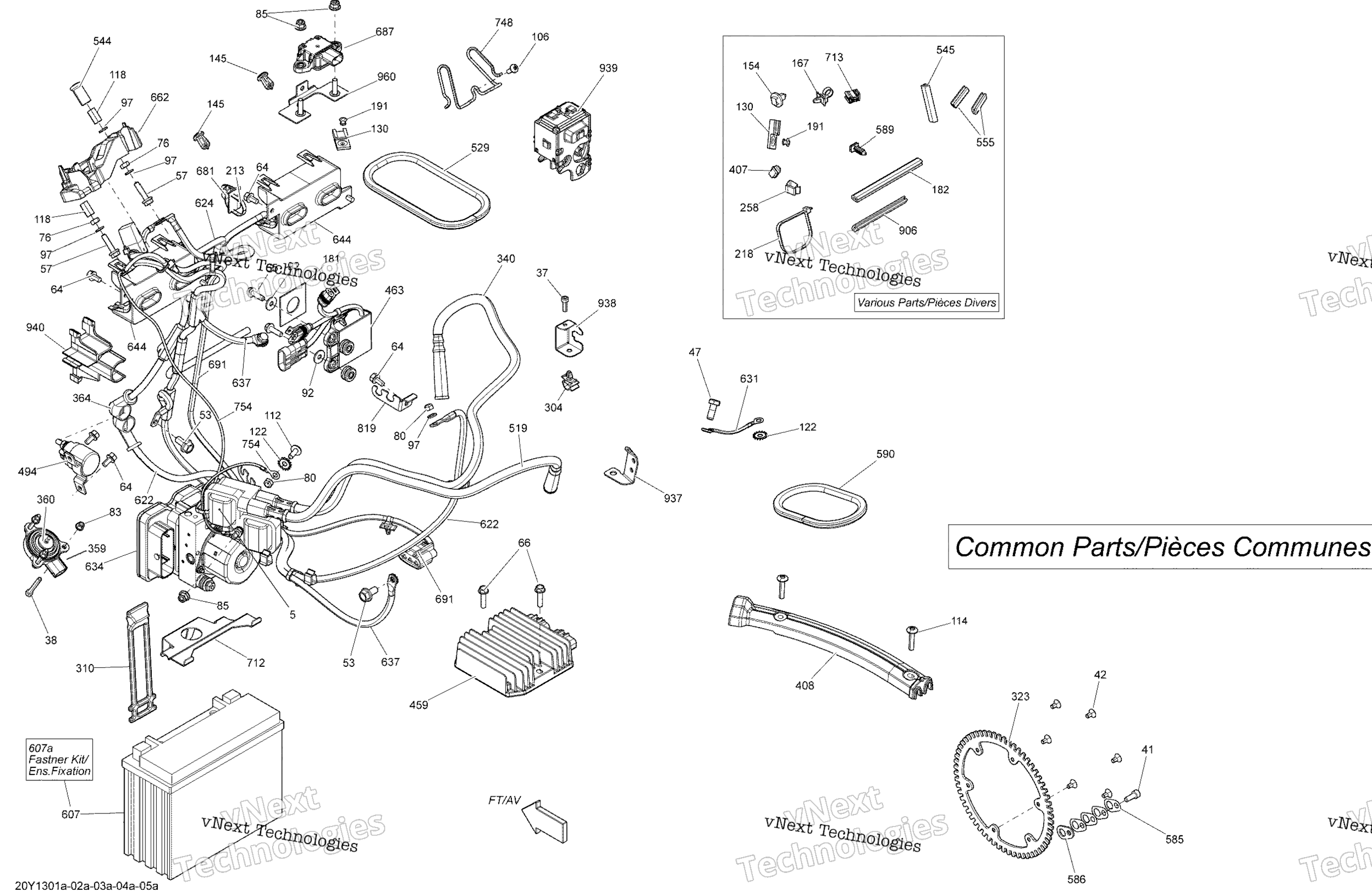 Электрооборудование System Common Parts #2