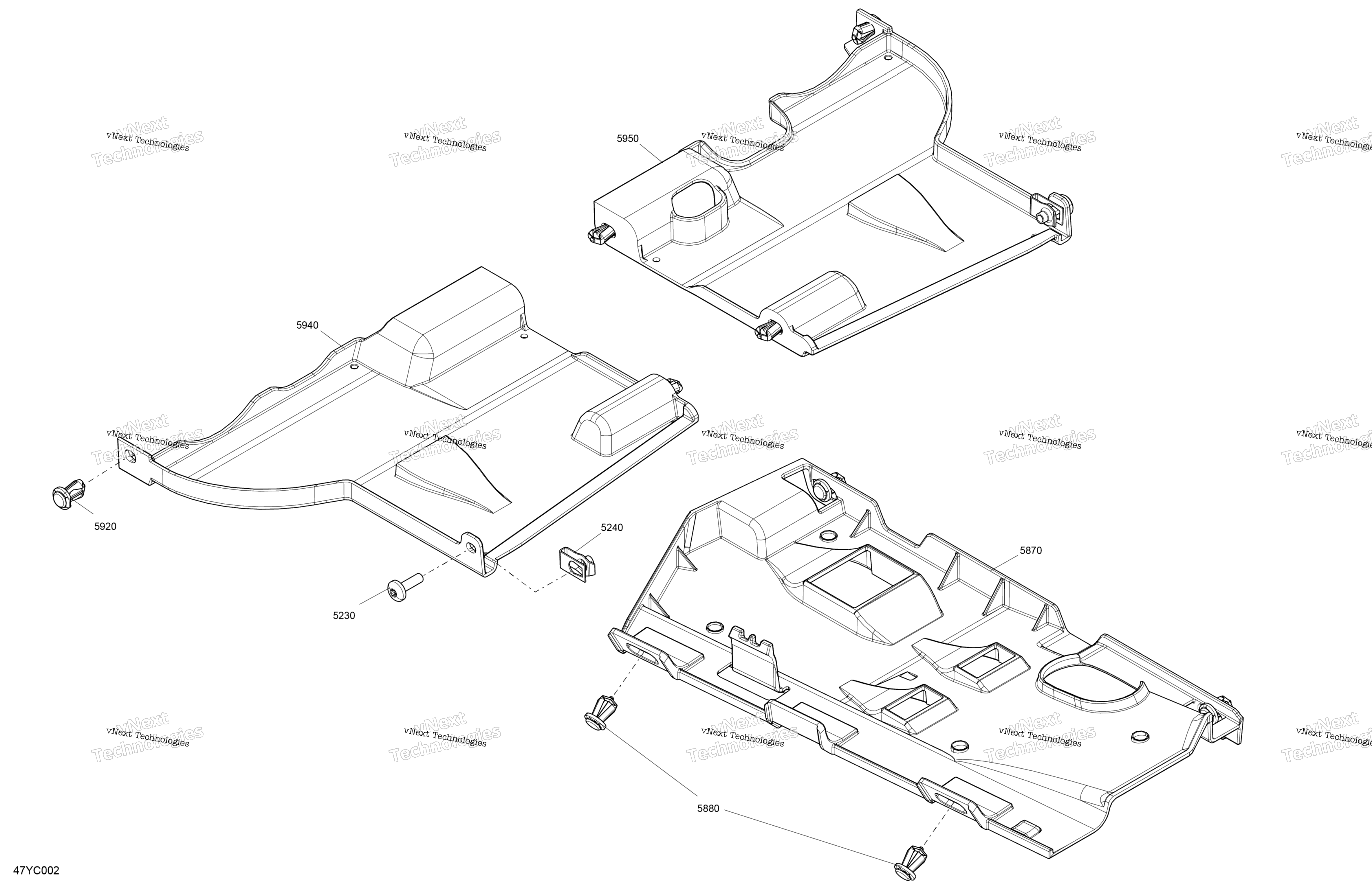 кузов Skid Plate