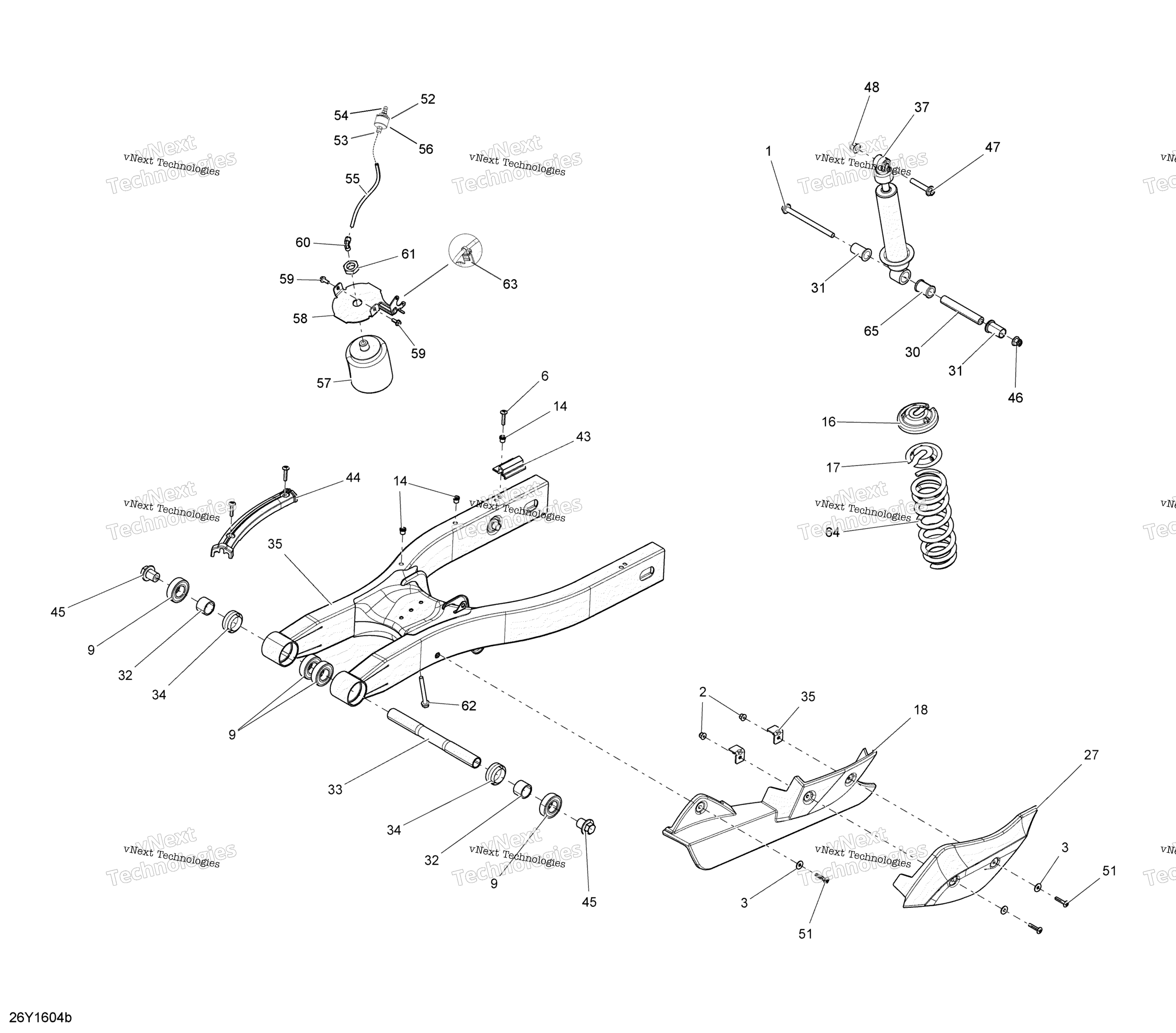 Подвеска, задняя - Package T-Ltd