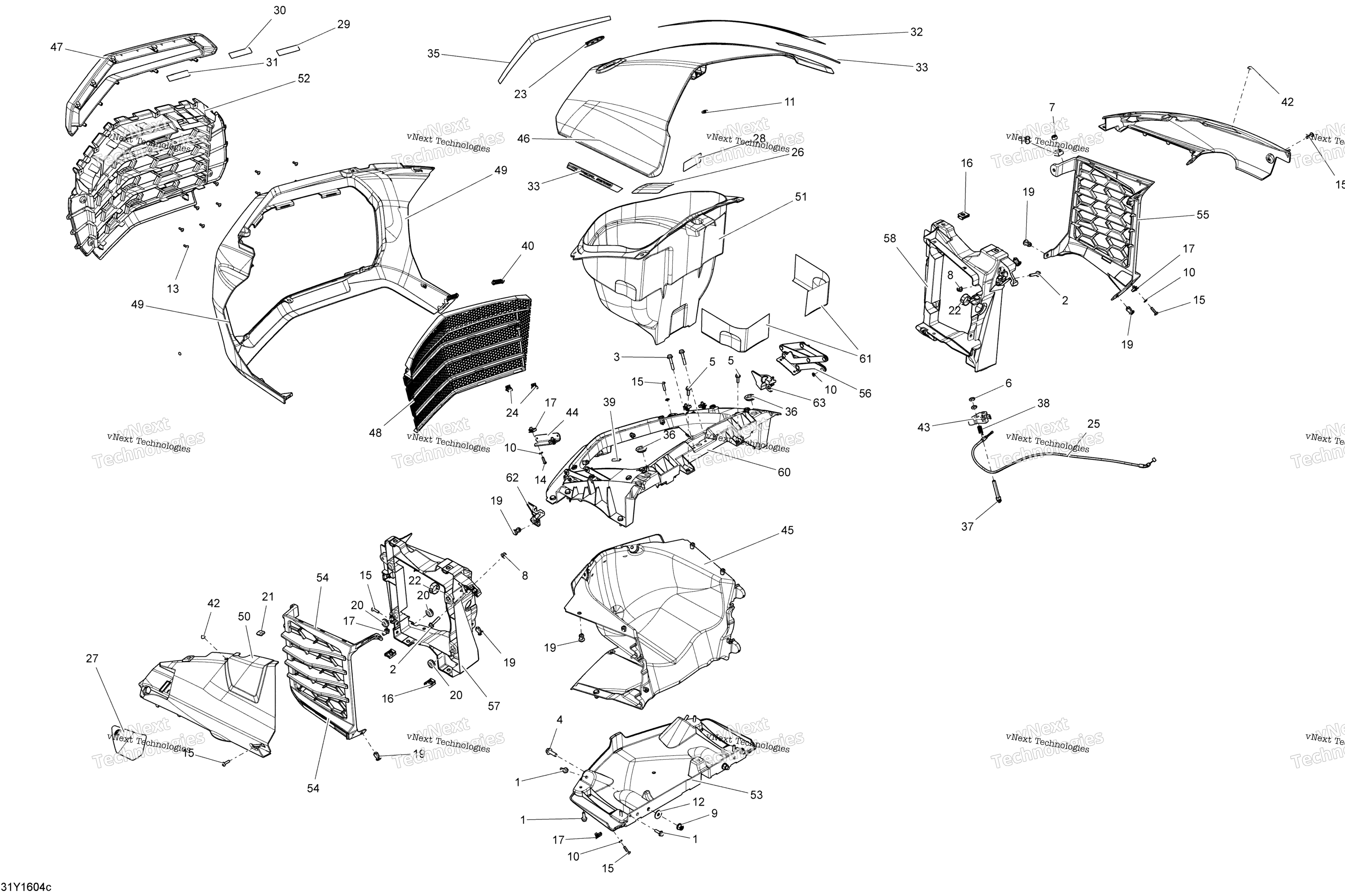 Кузов And Accessories - Front Storage - Package S-T-Ltd