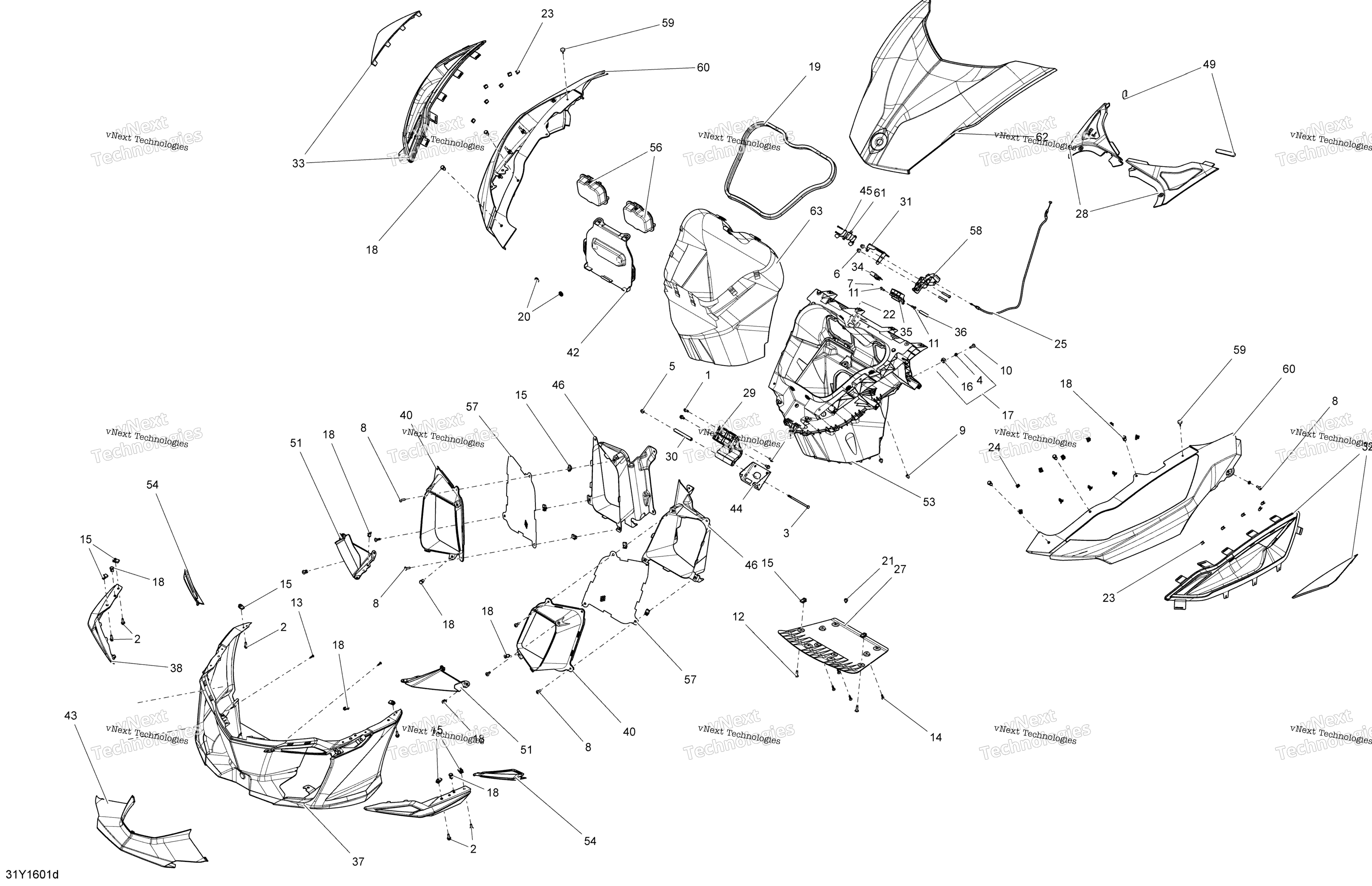Кузов And Accessories - Front Storage